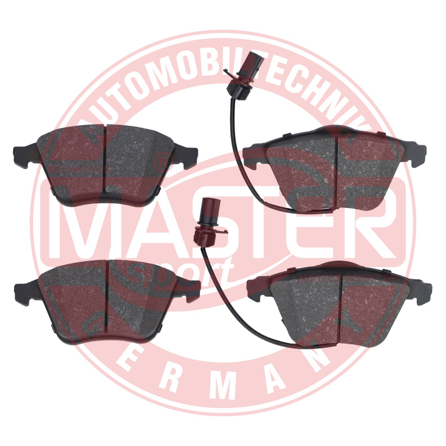 Brake Pad Set, disc brake (13046071662N-SET-MS)
