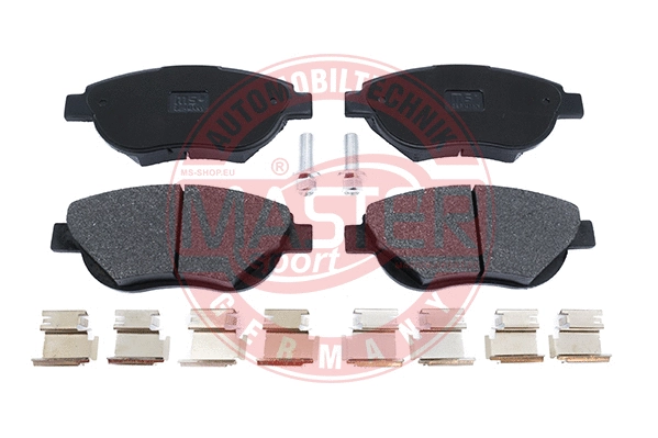 Brake Pad Set, disc brake (13046039662N-SET-MS)