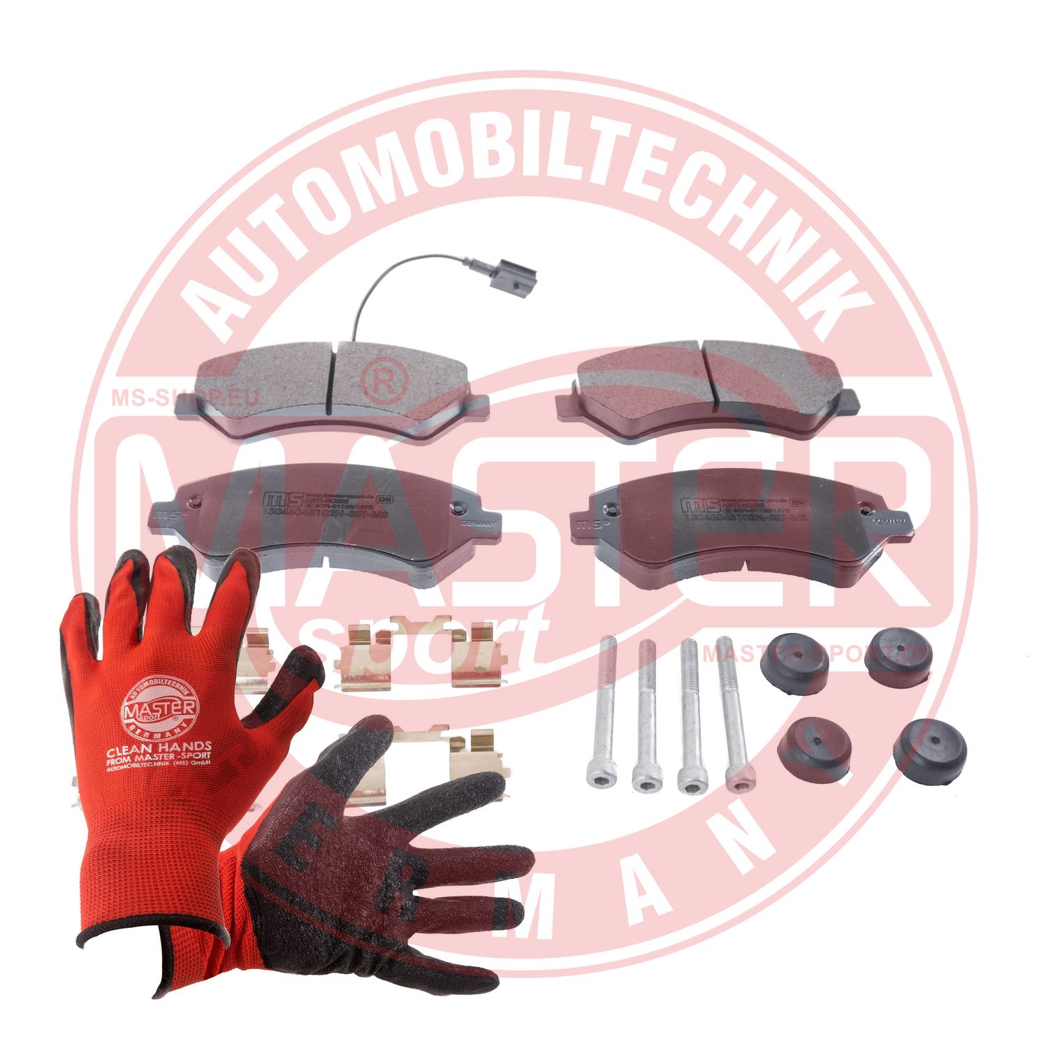Brake Pad Set, disc brake (13046048102N-SET-MSP)