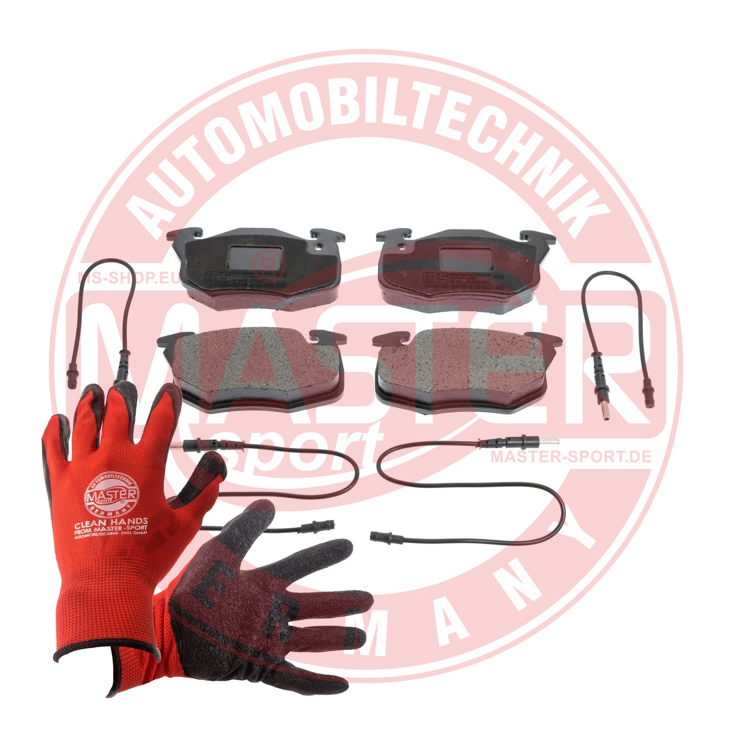 Brake Pad Set, disc brake (13046039432N-SET-MSP)