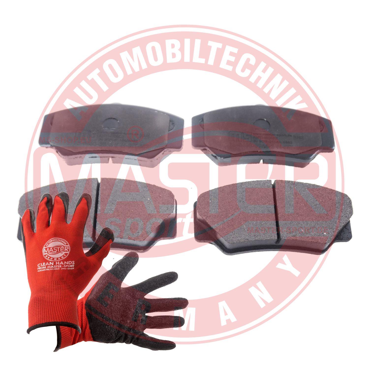 Brake Pad Set, disc brake (13046039442N-SET-MSP)