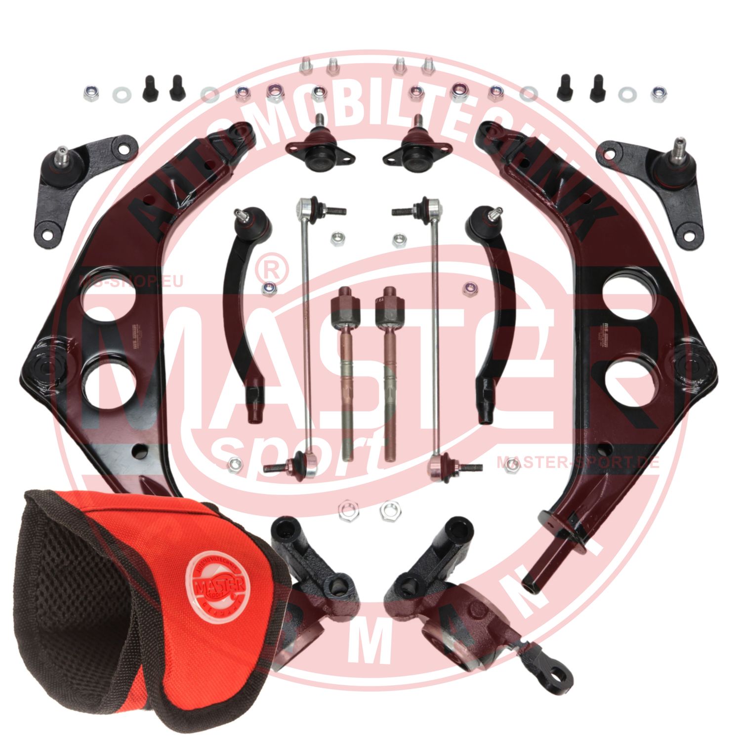 Control/Trailing Arm Kit, wheel suspension (36855/1-KIT-MSM)