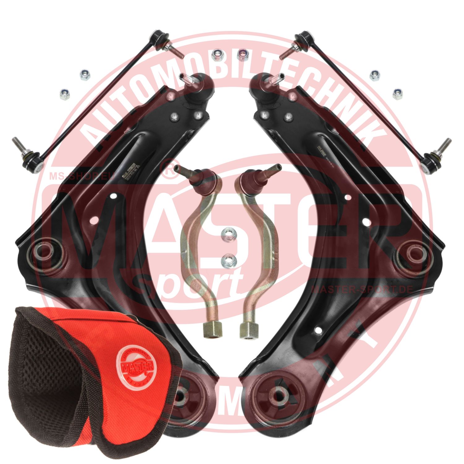 Control/Trailing Arm Kit, wheel suspension (36919-KIT-MSM)