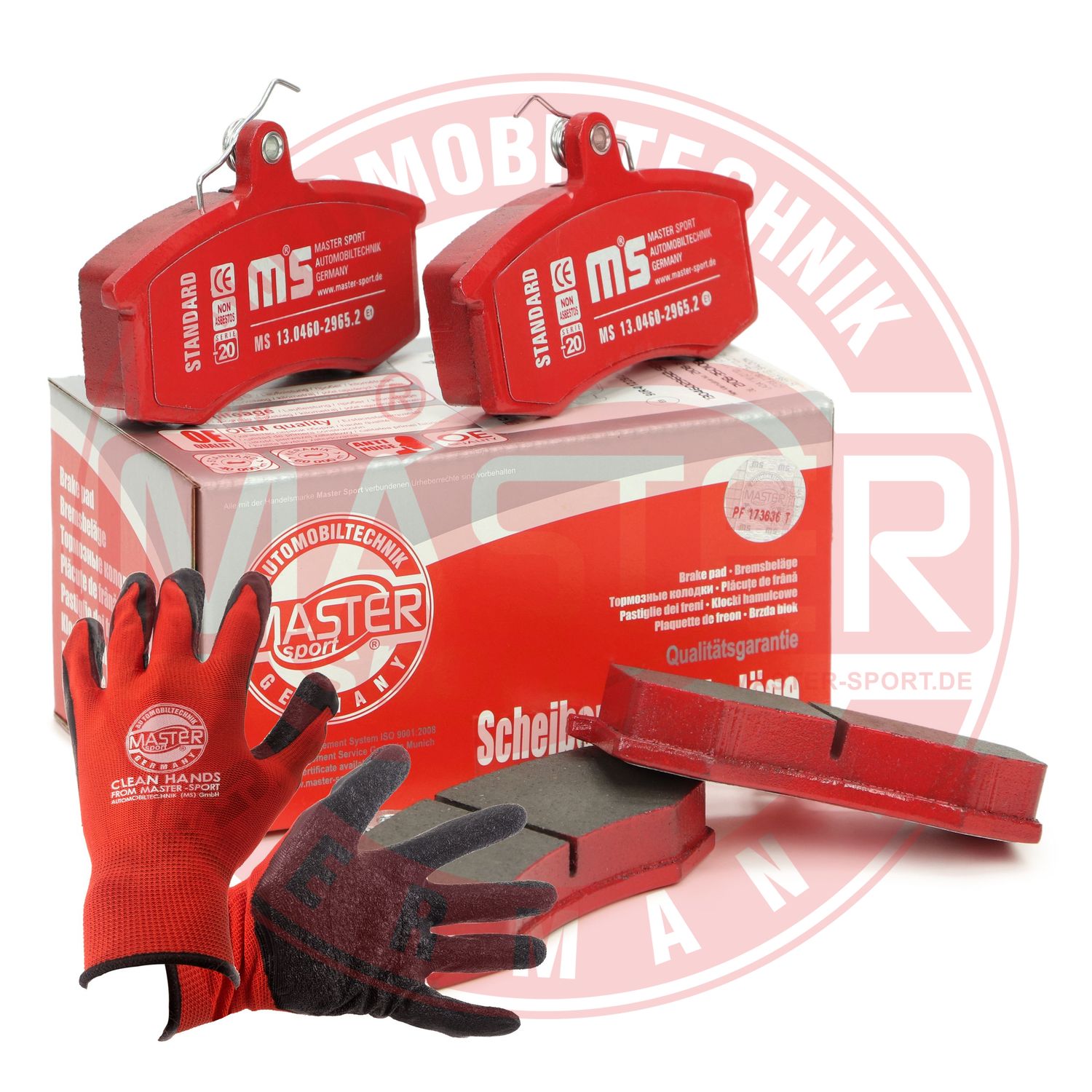 Brake Pad Set, disc brake (13046029652-SET-MSP)