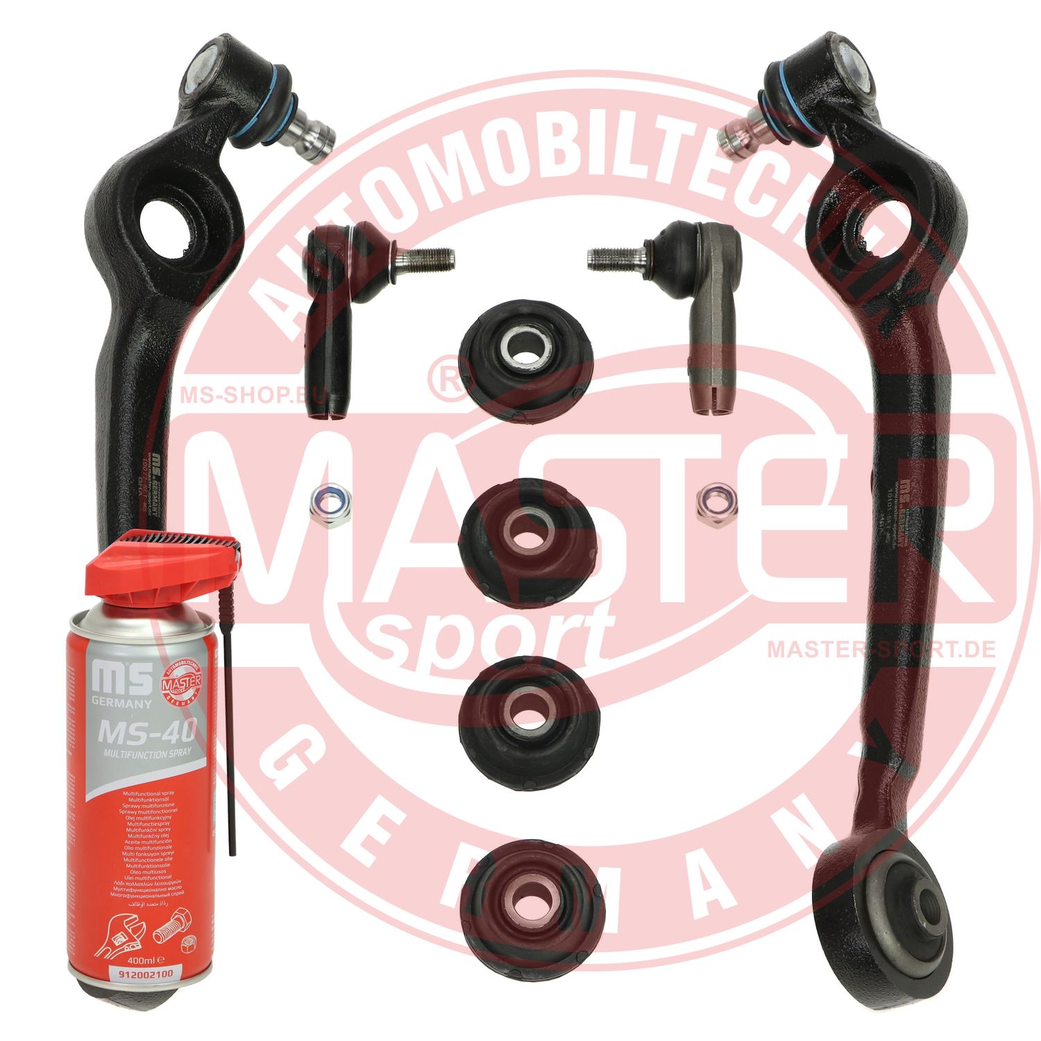 Control/Trailing Arm Kit, wheel suspension (36991-KIT-MSP)