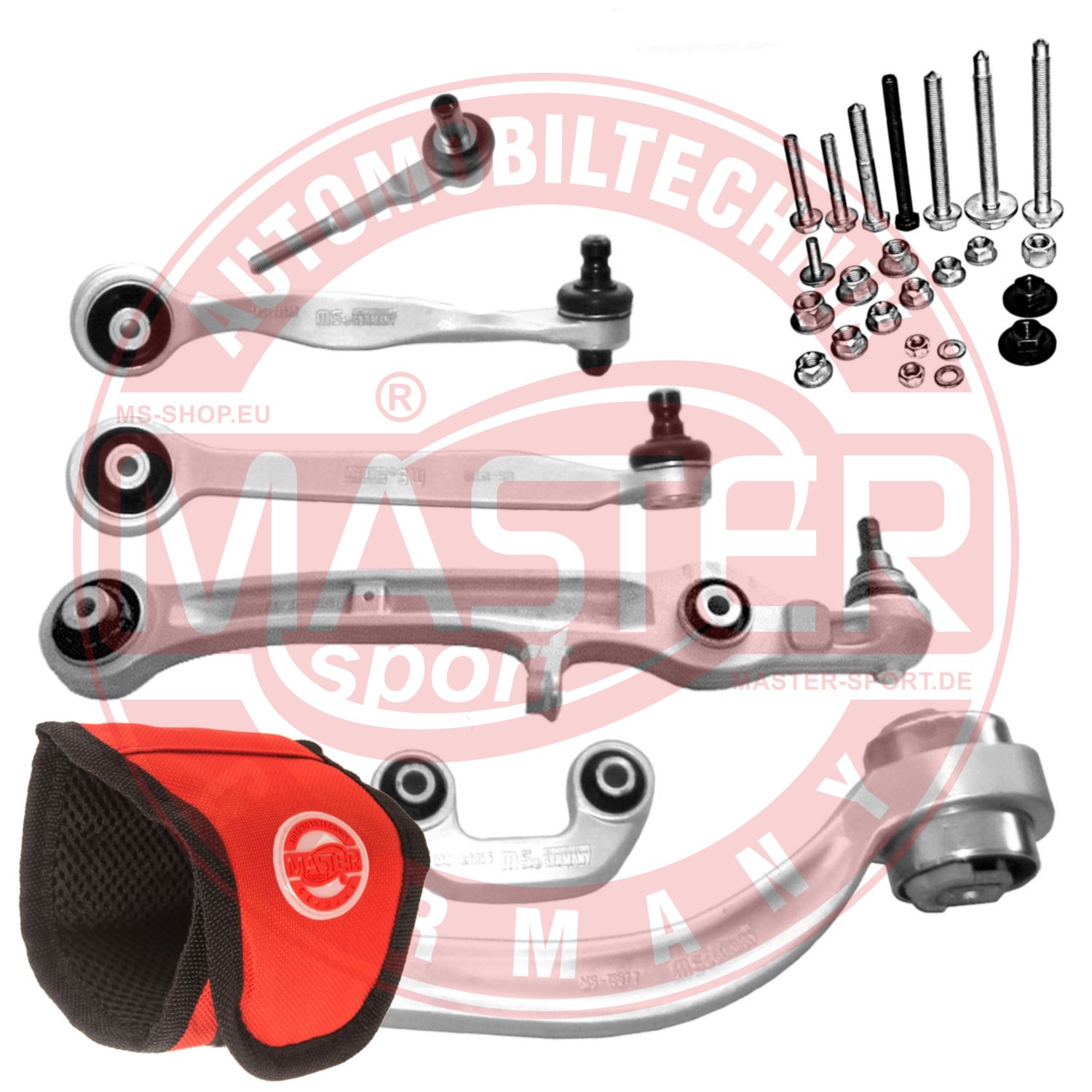 Control/Trailing Arm Kit, wheel suspension (36796R-SET-MSM)