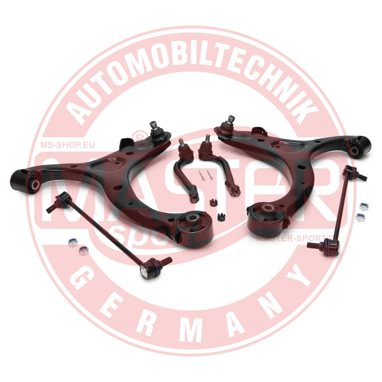 Control/Trailing Arm Kit, wheel suspension (37161/2-KIT-MS)
