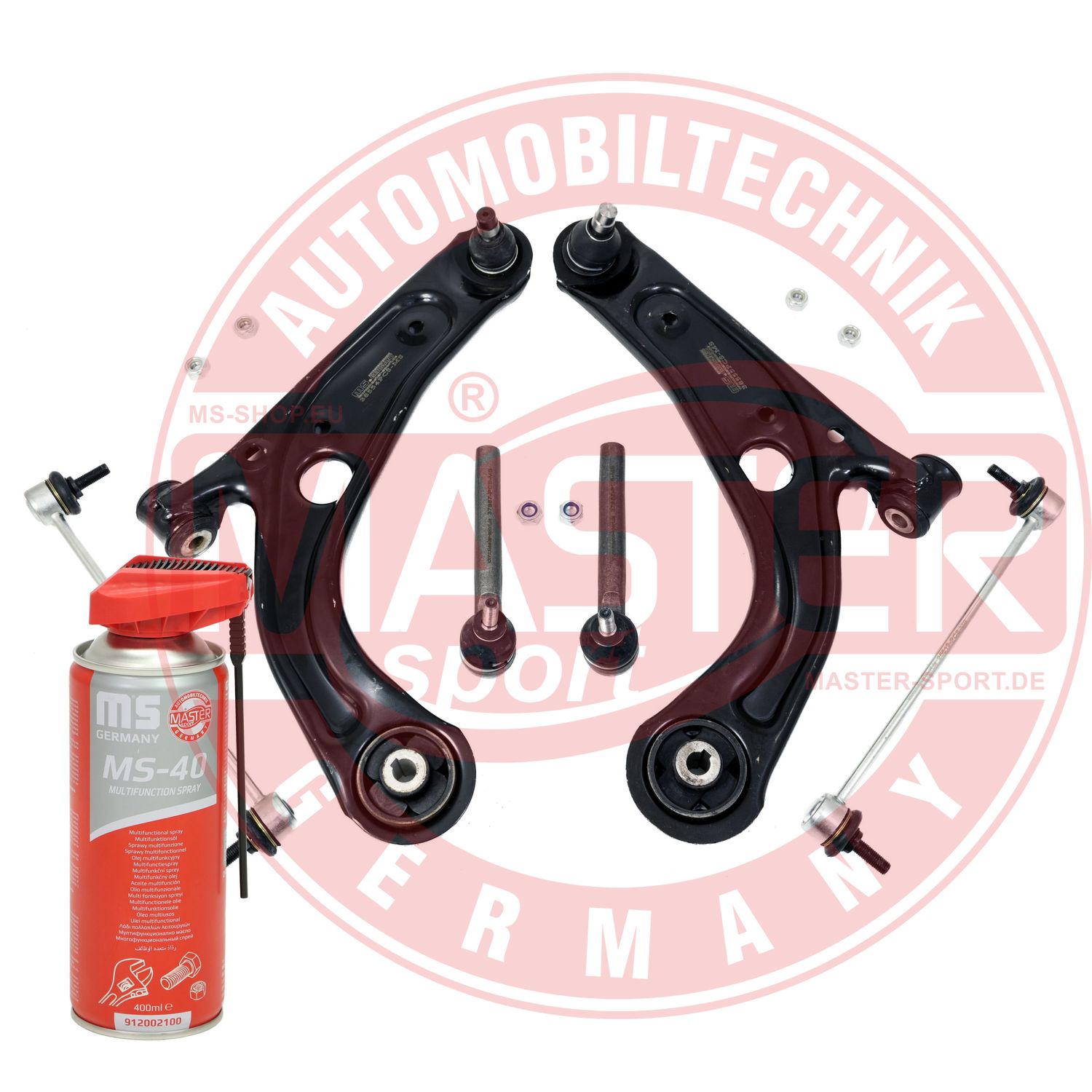 Control/Trailing Arm Kit, wheel suspension (37005-KIT-MSP)