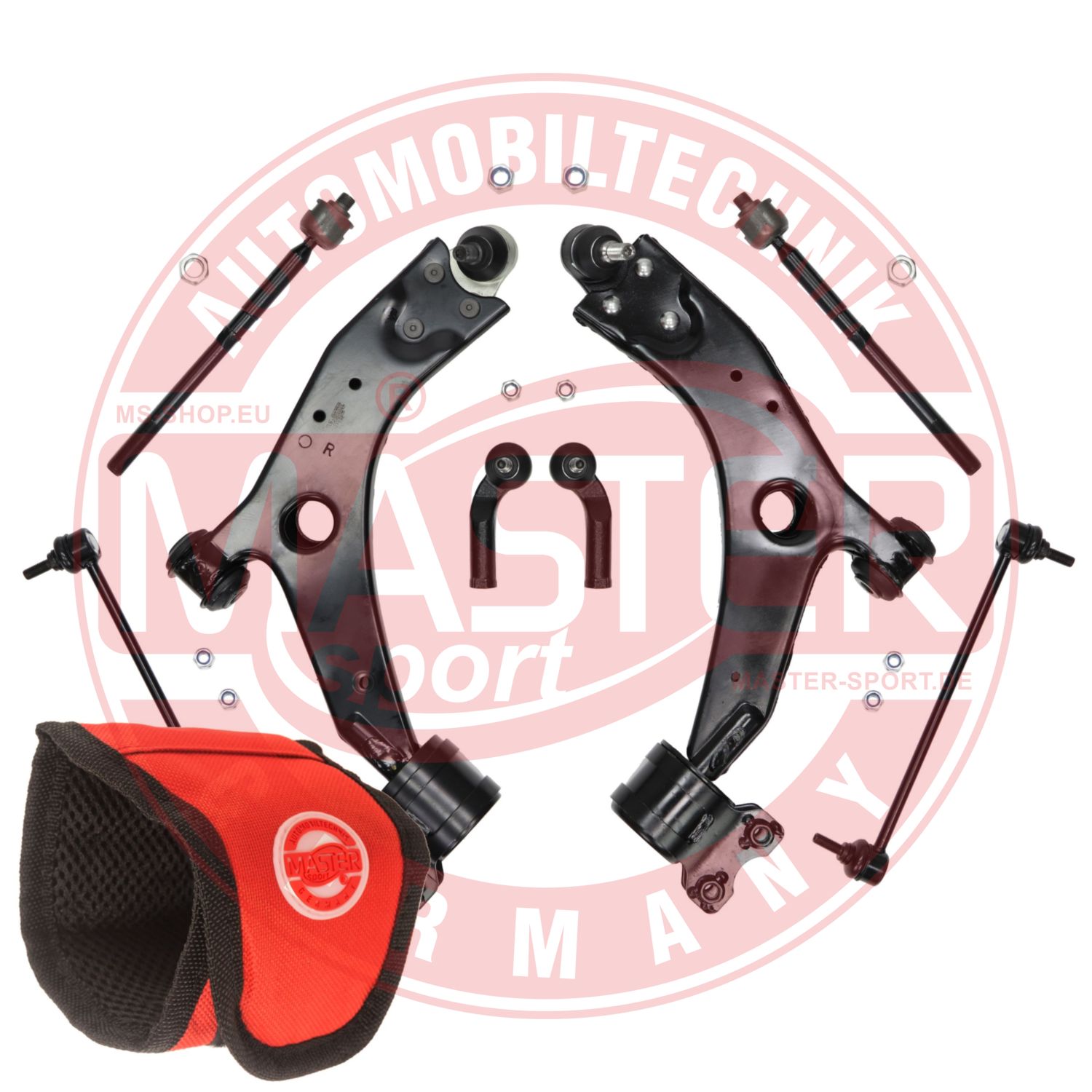 Control/Trailing Arm Kit, wheel suspension (36975/3-KIT-MSM)