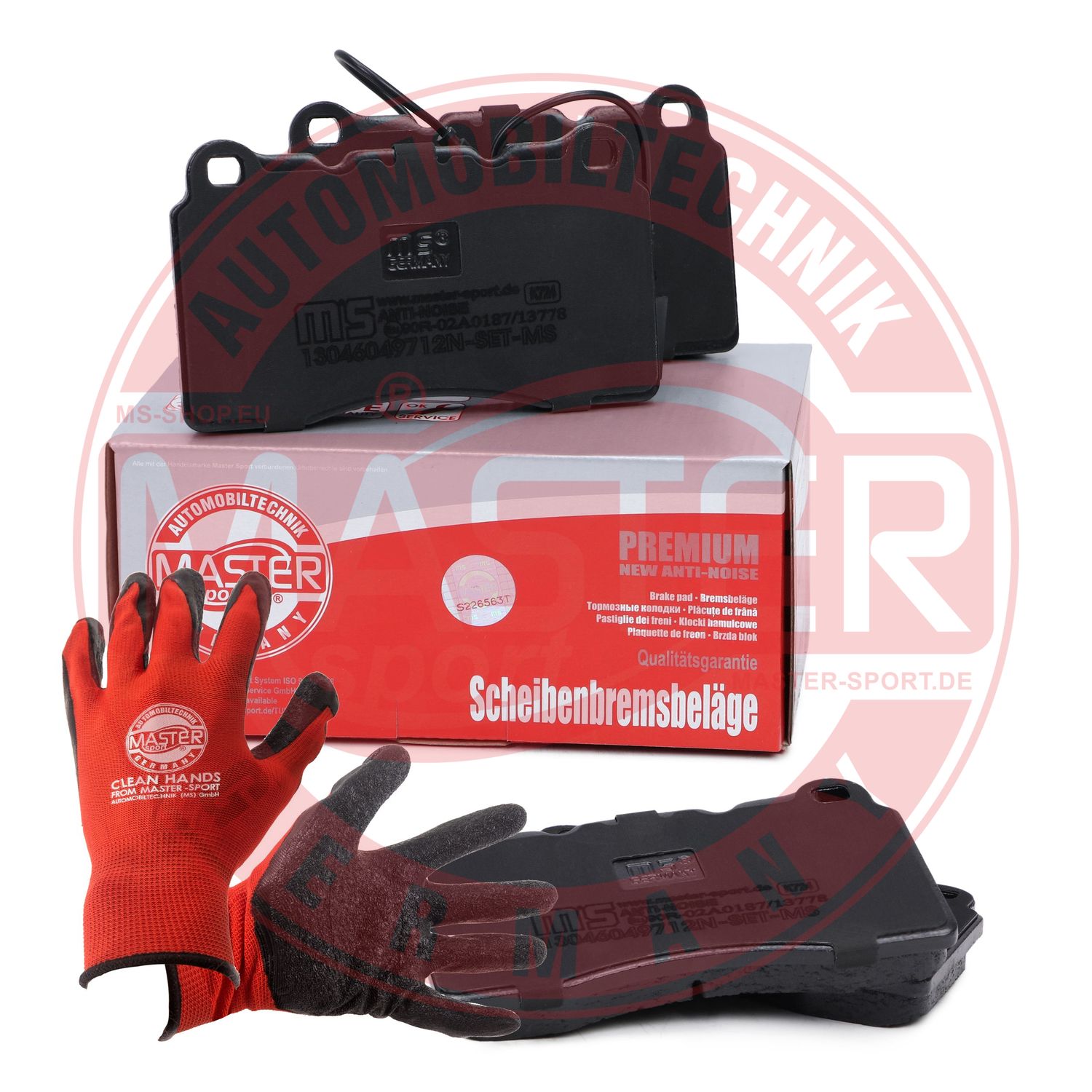 Brake Pad Set, disc brake (13046049712N-SET-MSP)