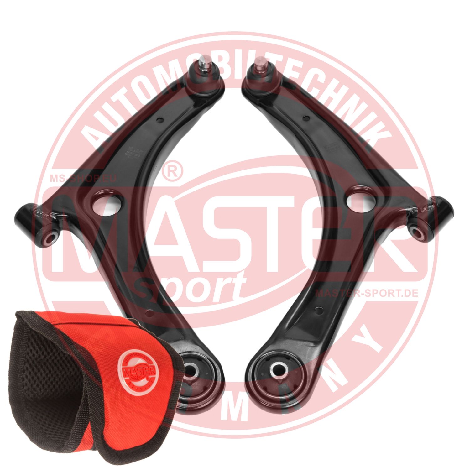 Control/Trailing Arm Kit, wheel suspension (36883/1-KIT-MSM)
