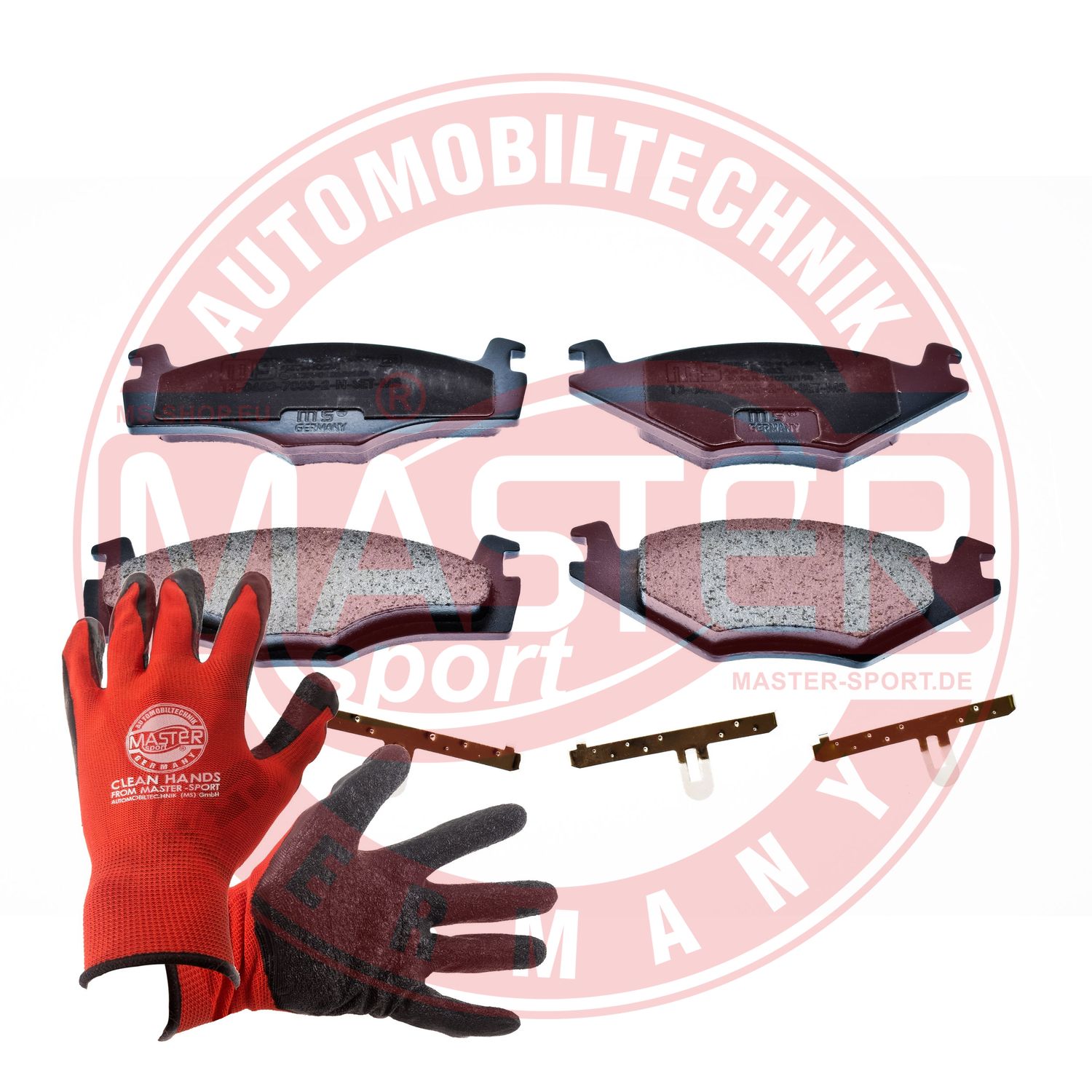 Brake Pad Set, disc brake (13046070332N-SET-MSP)