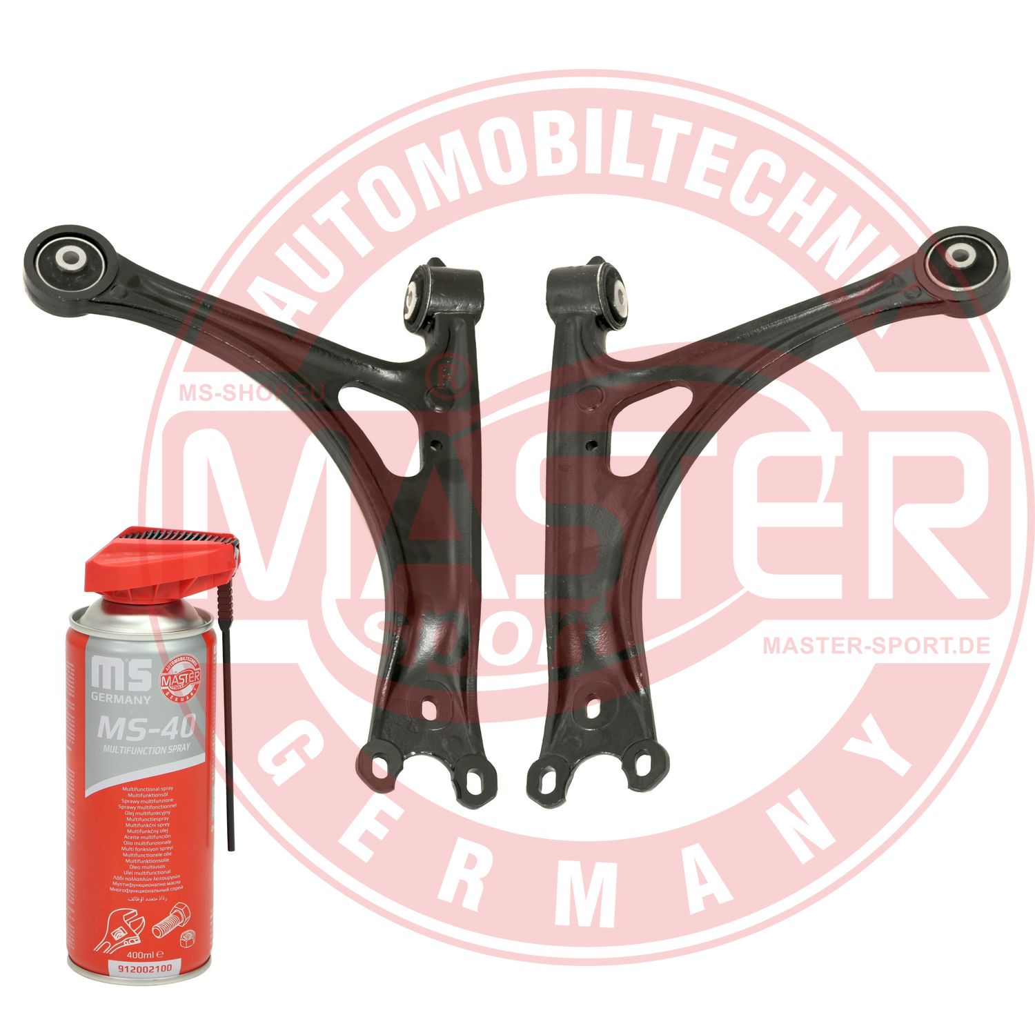 Control/Trailing Arm Kit, wheel suspension (36889/2-KIT-MSP)