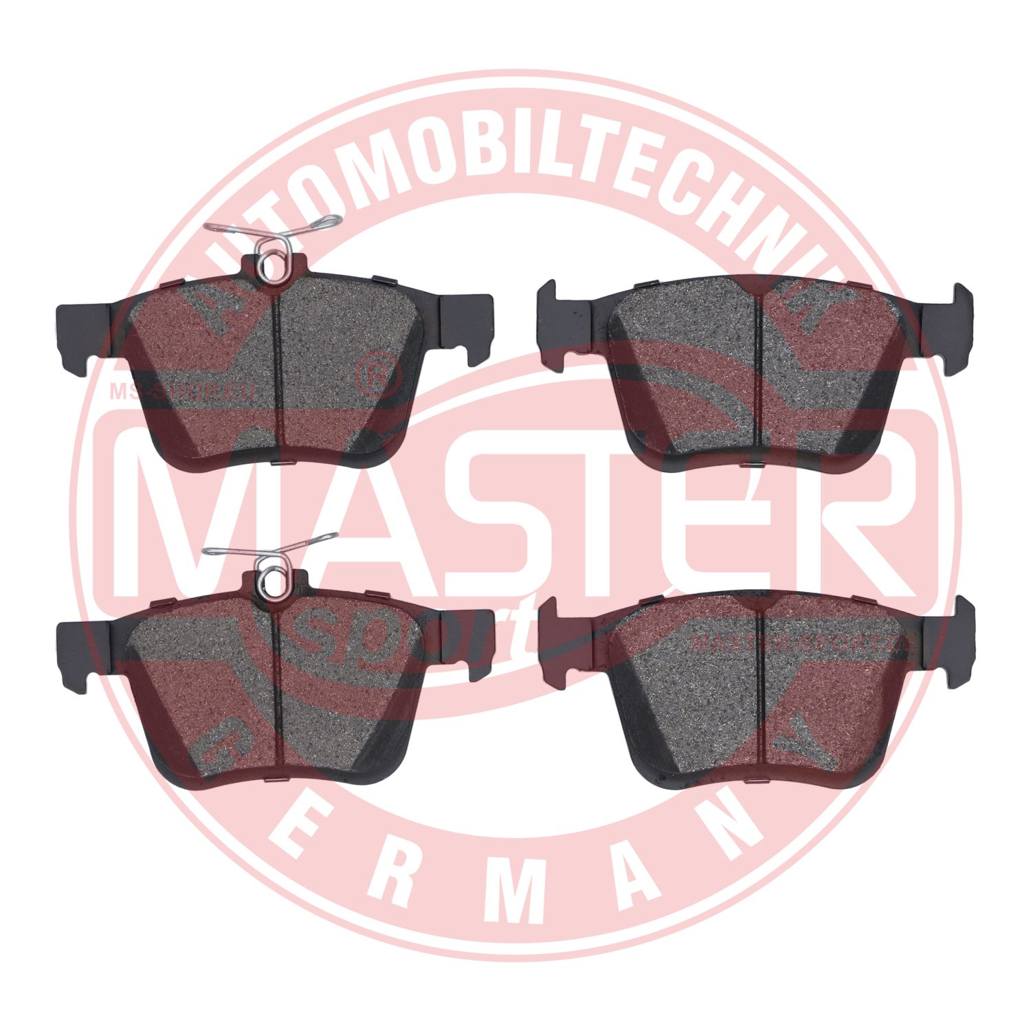 Brake Pad Set, disc brake (13046144342T-SET-MS)