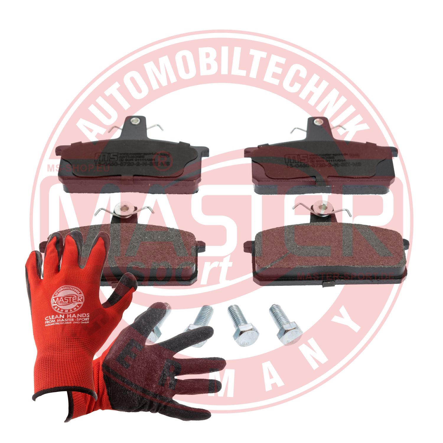 Brake Pad Set, disc brake (13046057202N-SET-MSP)