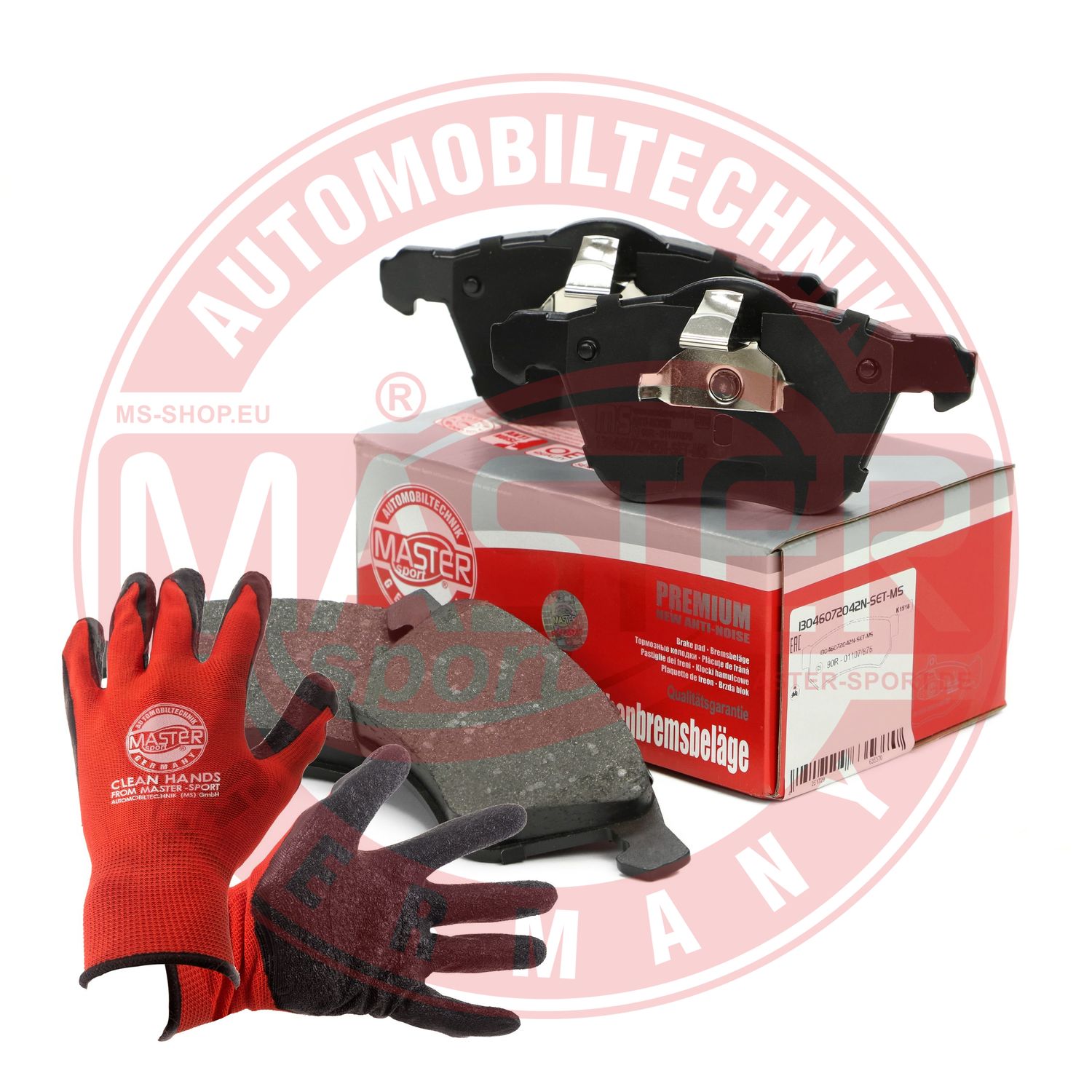 Brake Pad Set, disc brake (13046072042N-SET-MSP)