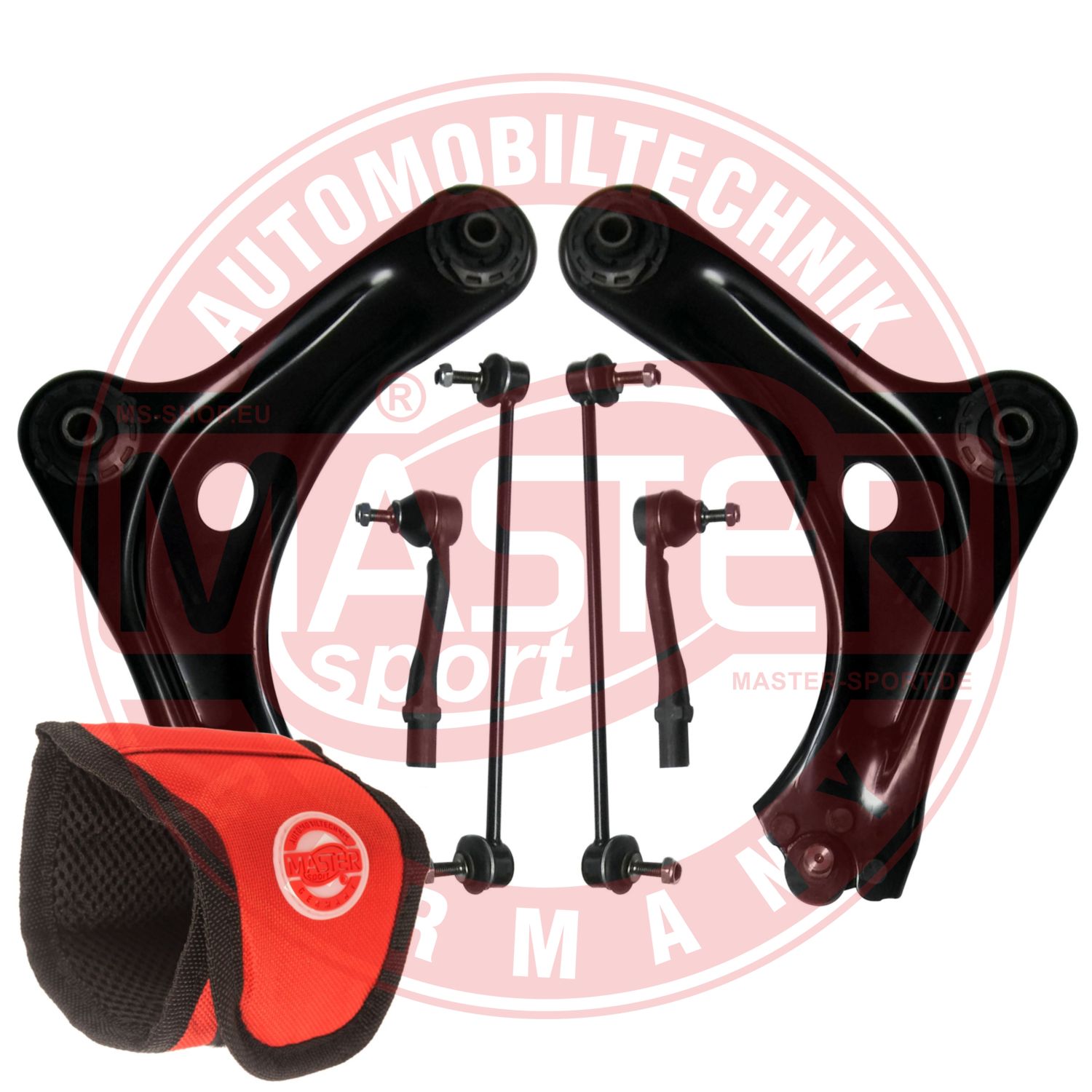 Control/Trailing Arm Kit, wheel suspension (36872-KIT-MSM)