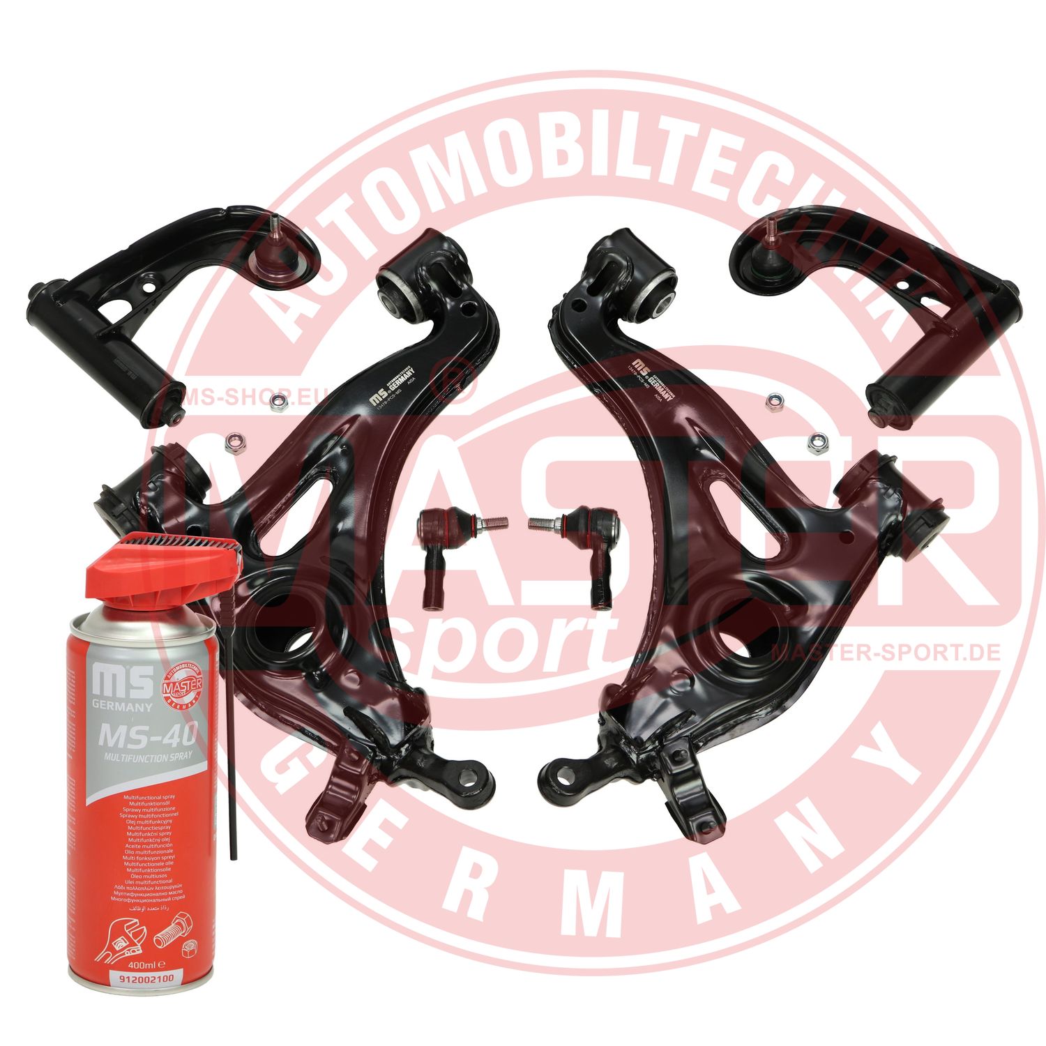 Control/Trailing Arm Kit, wheel suspension (37057-KIT-MSP)