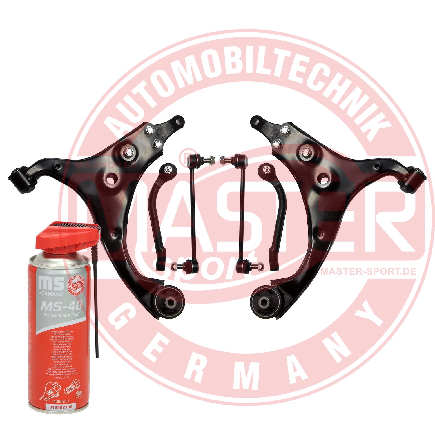 Control/Trailing Arm Kit, wheel suspension (36958-KIT-MSP)
