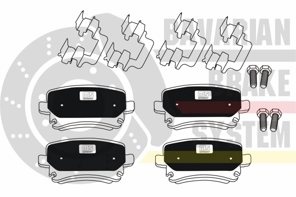 Brake Pad Set, disc brake (K6028872)