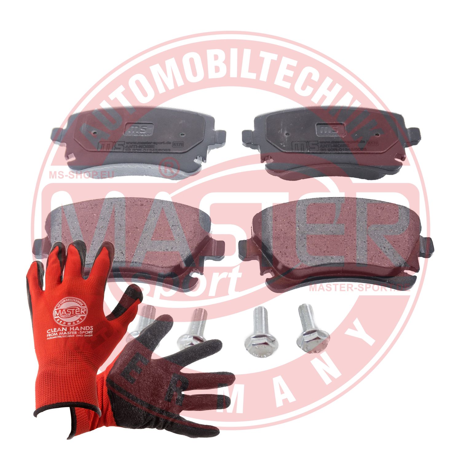 Brake Pad Set, disc brake (13046028892N-SET-MSP)