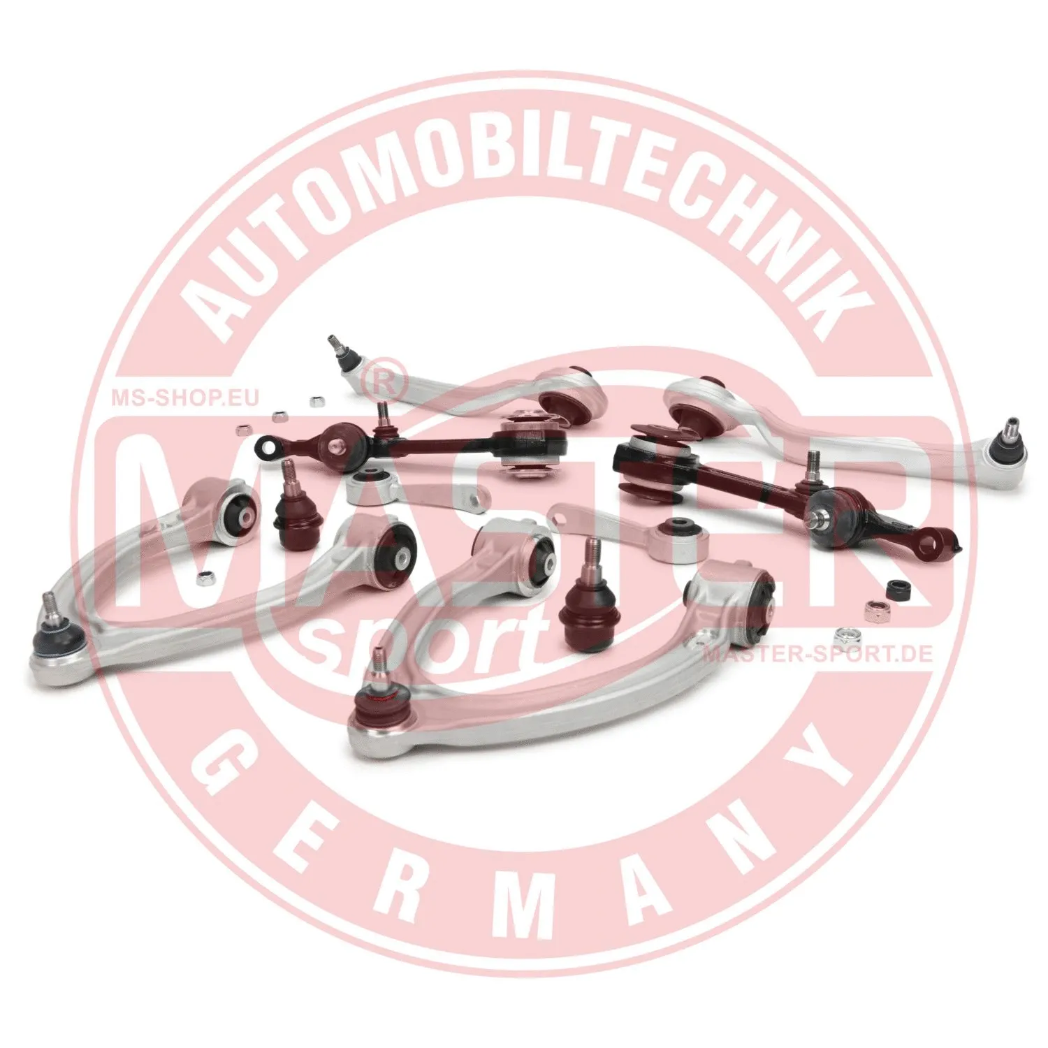 Control/Trailing Arm Kit, wheel suspension (37141/1-KIT-MS)