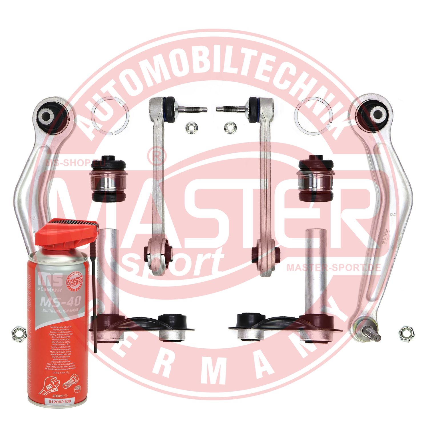 Control/Trailing Arm Kit, wheel suspension (37178/1-KIT-MSP)