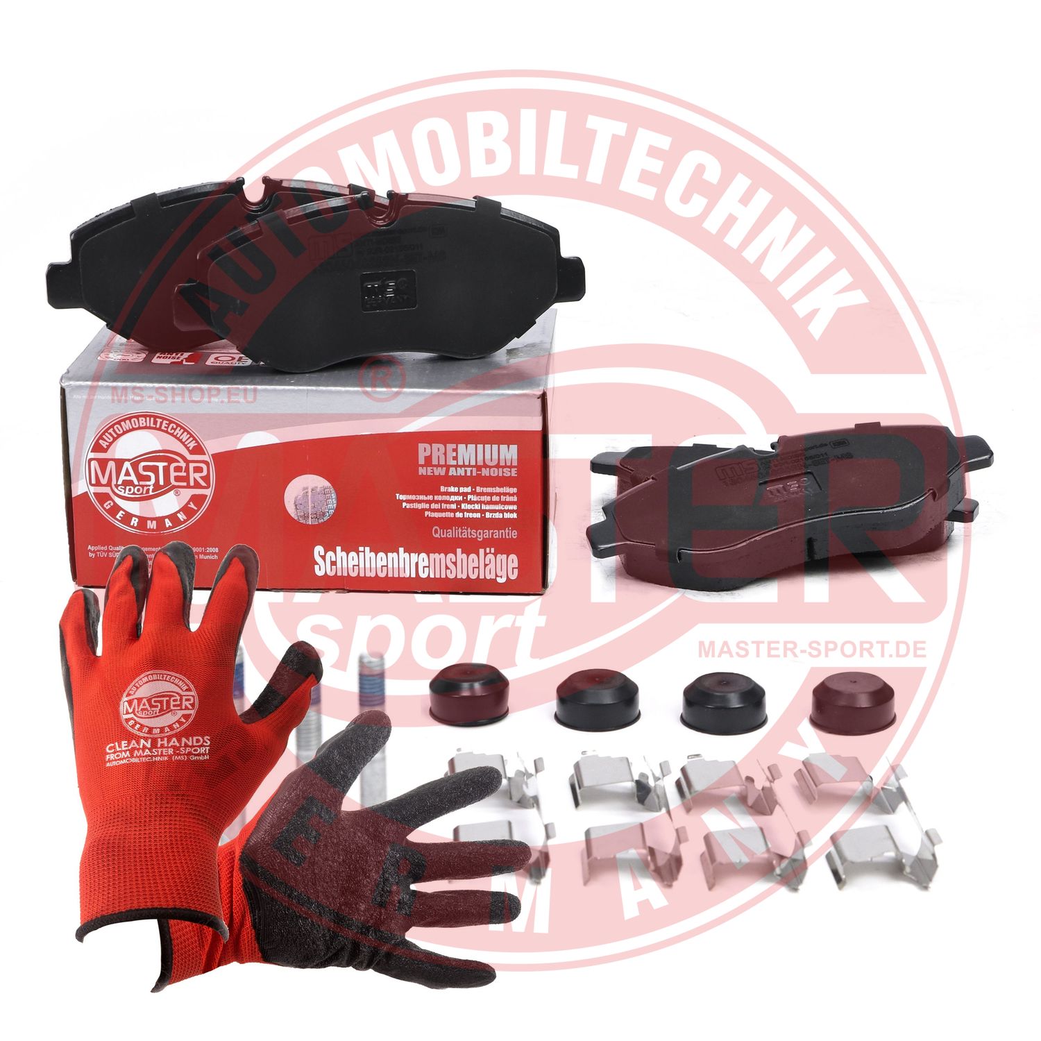 Brake Pad Set, disc brake (13046048262N-SET-MSP)