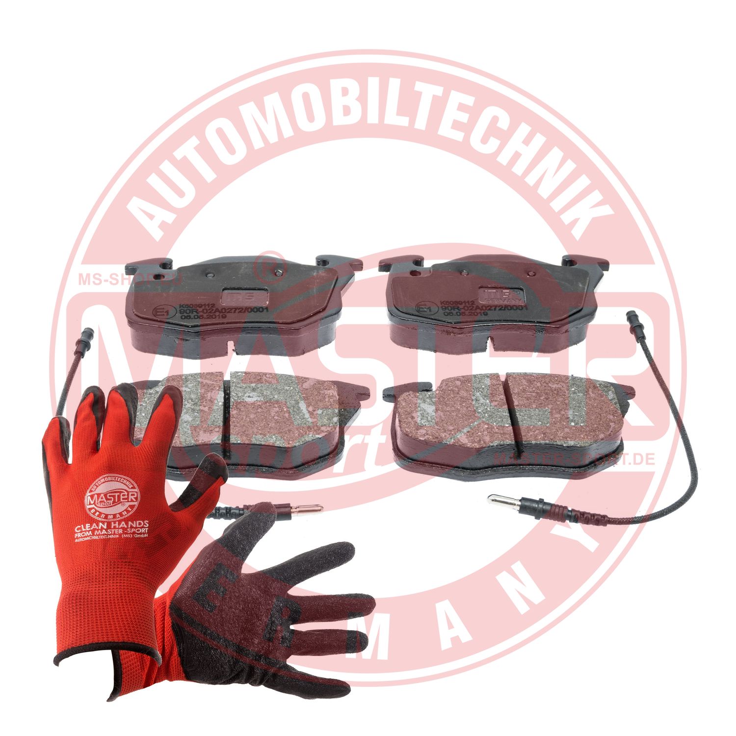 Brake Pad Set, disc brake (13046039112N-SET-MSP)
