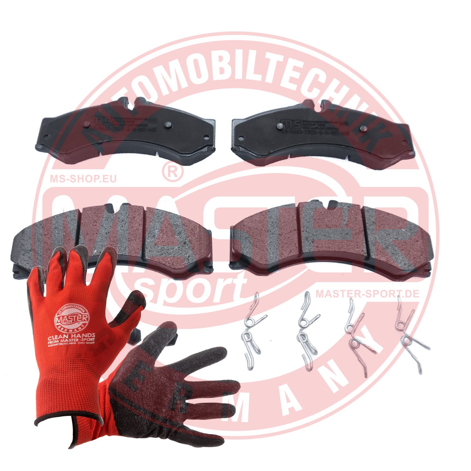 Brake Pad Set, disc brake (13046079092N-SET-MSP)