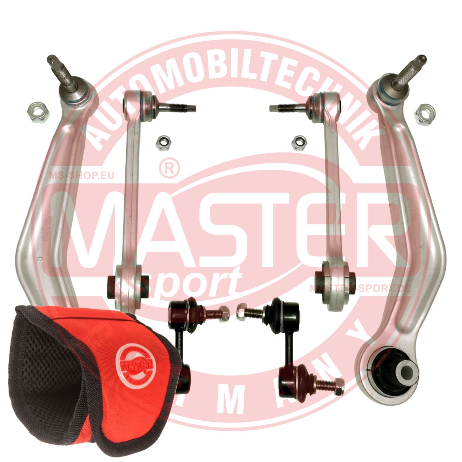 Control/Trailing Arm Kit, wheel suspension (36860-KIT-MSM)