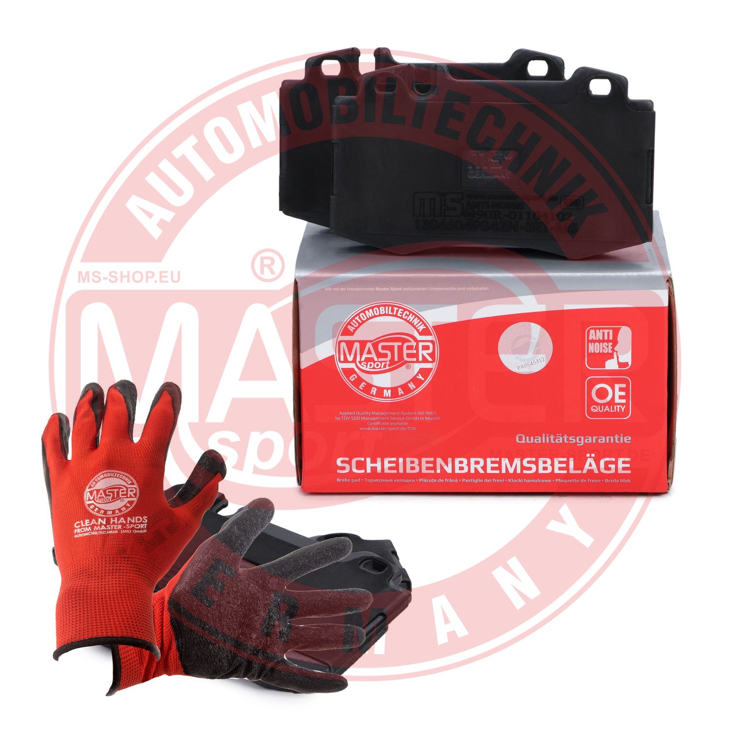 Brake Pad Set, disc brake (13046049842N-SET-MSP)