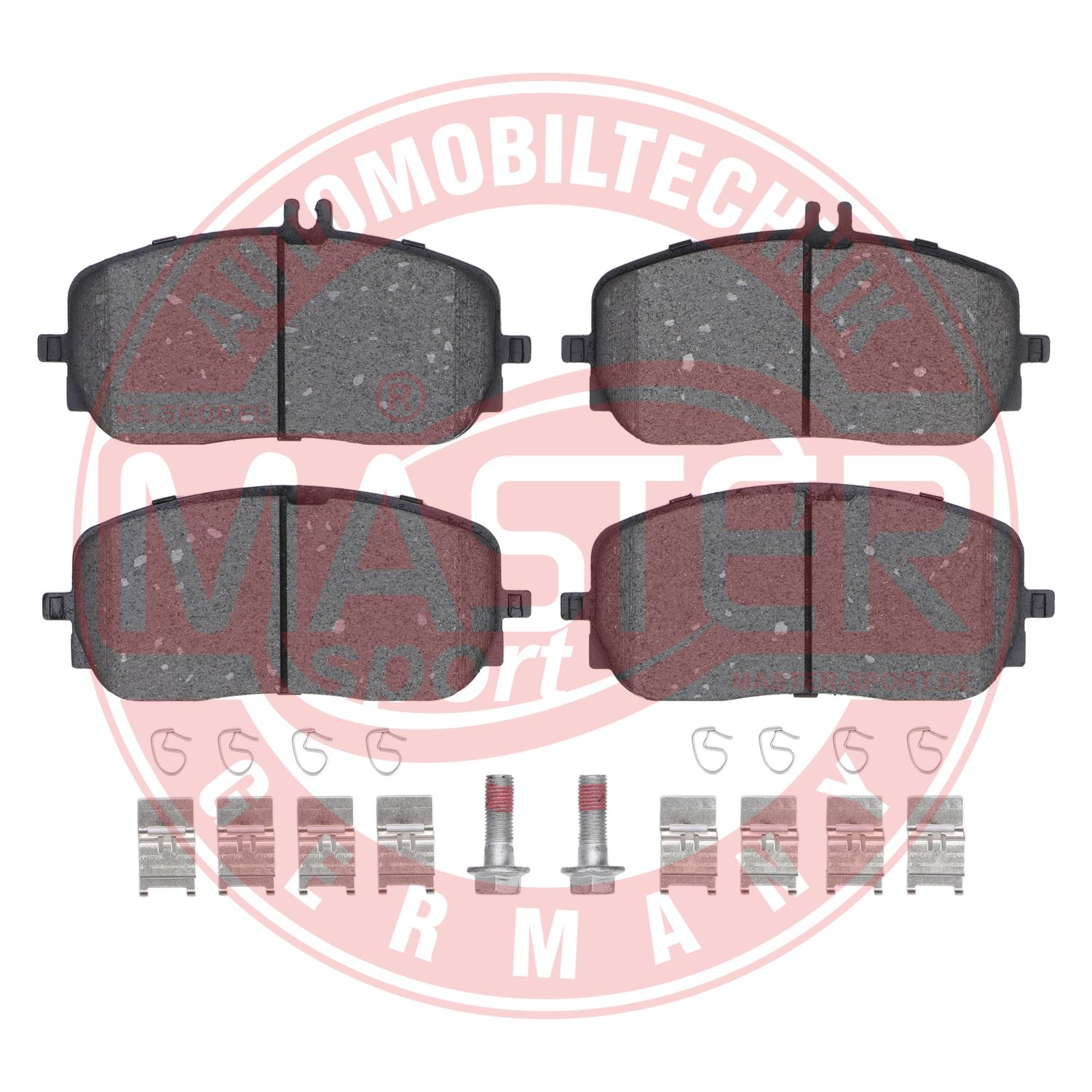 Brake Pad Set, disc brake (13046038822N-SET-MS)