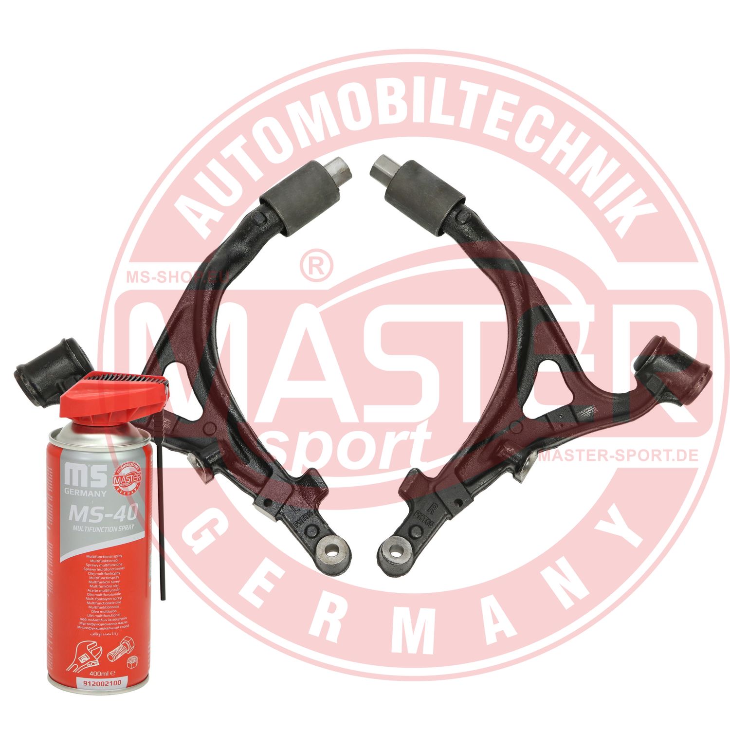 Control/Trailing Arm Kit, wheel suspension (37076-KIT-MSP)