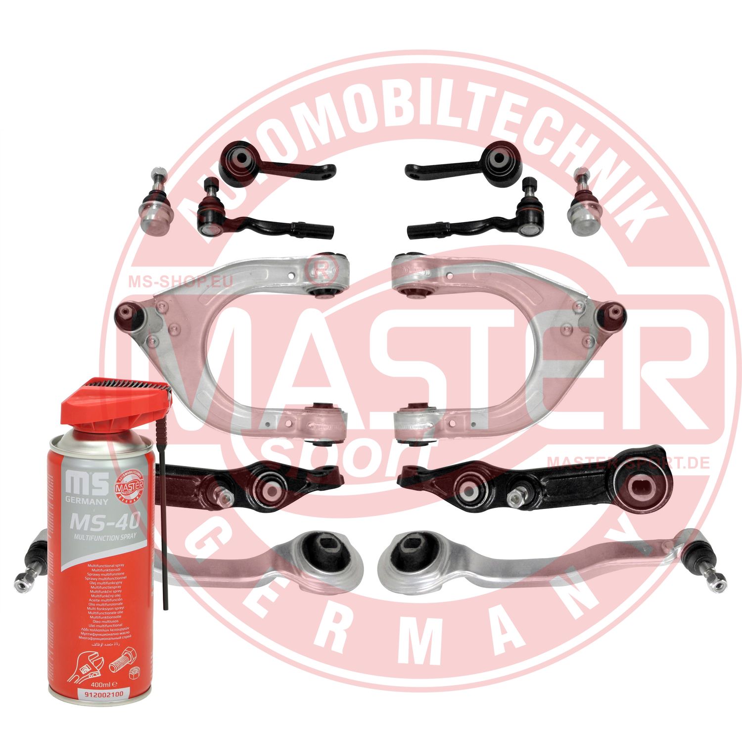 Control/Trailing Arm Kit, wheel suspension (36825-SET-MSP)