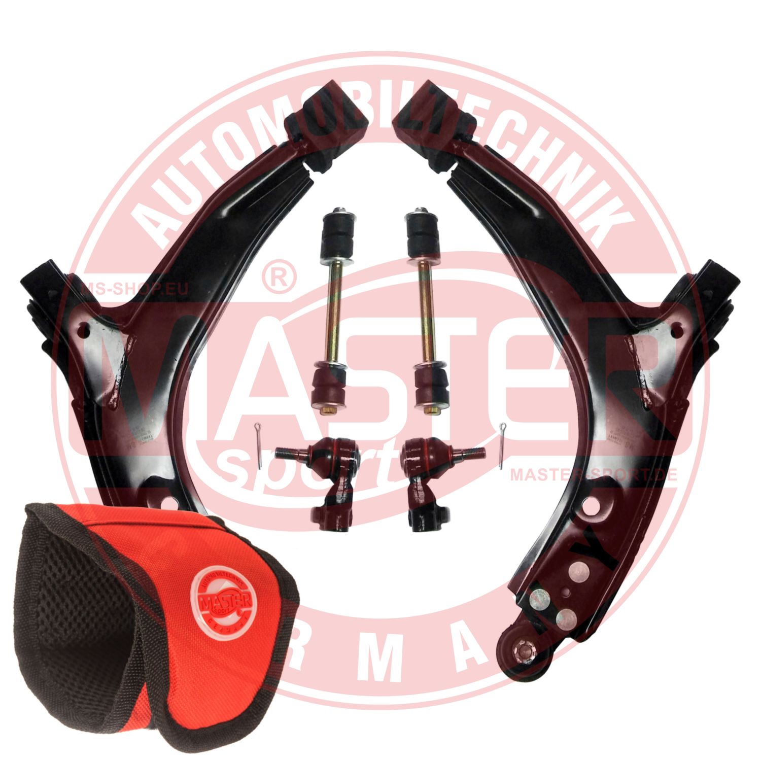 Control/Trailing Arm Kit, wheel suspension (36980-KIT-MSM)