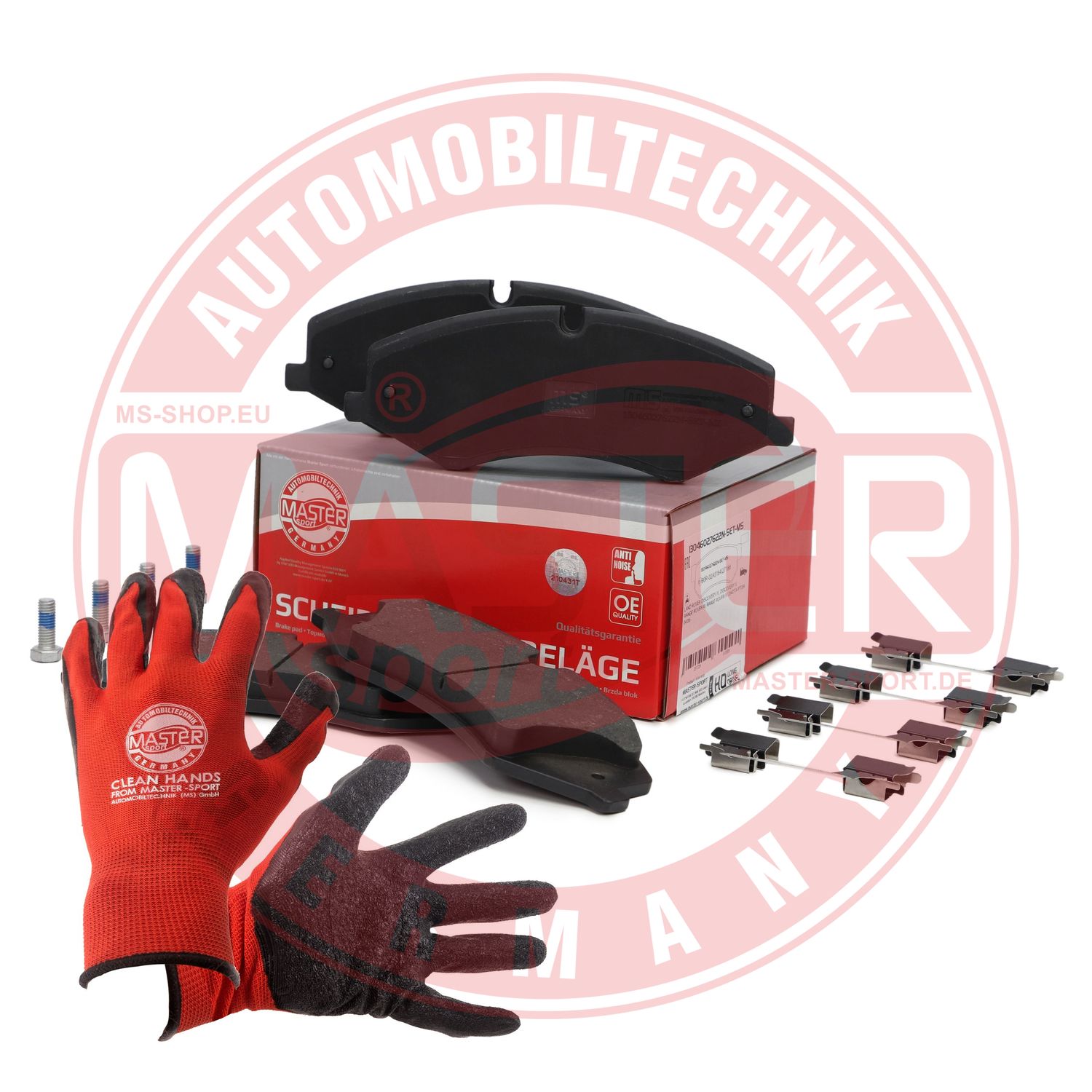 Brake Pad Set, disc brake (13046027622N-SET-MSP)