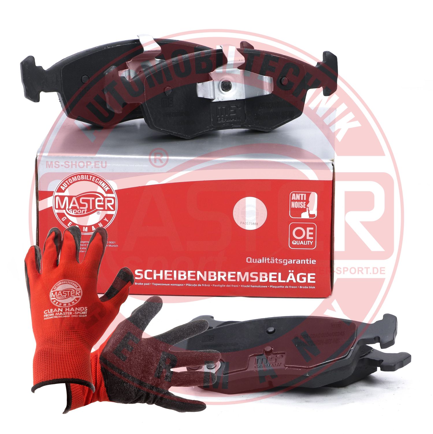 Brake Pad Set, disc brake (13046072892N-SET-MSP)