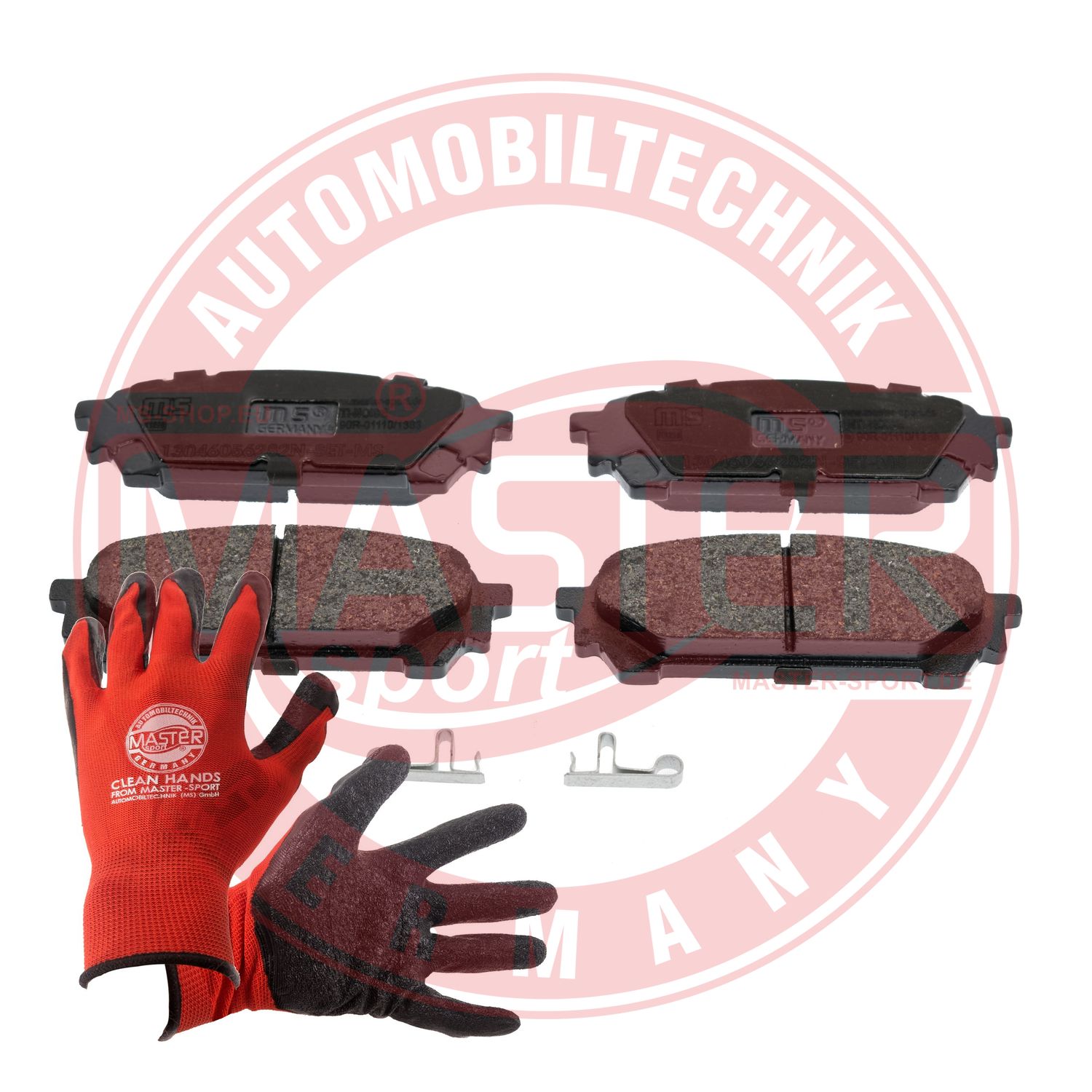 Brake Pad Set, disc brake (13046056282N-SET-MSP)