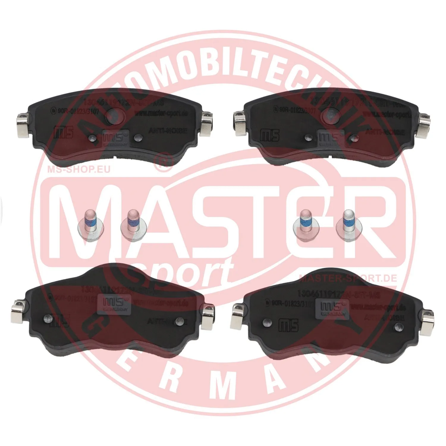 Brake Pad Set, disc brake (13046119172N-SET-MS)