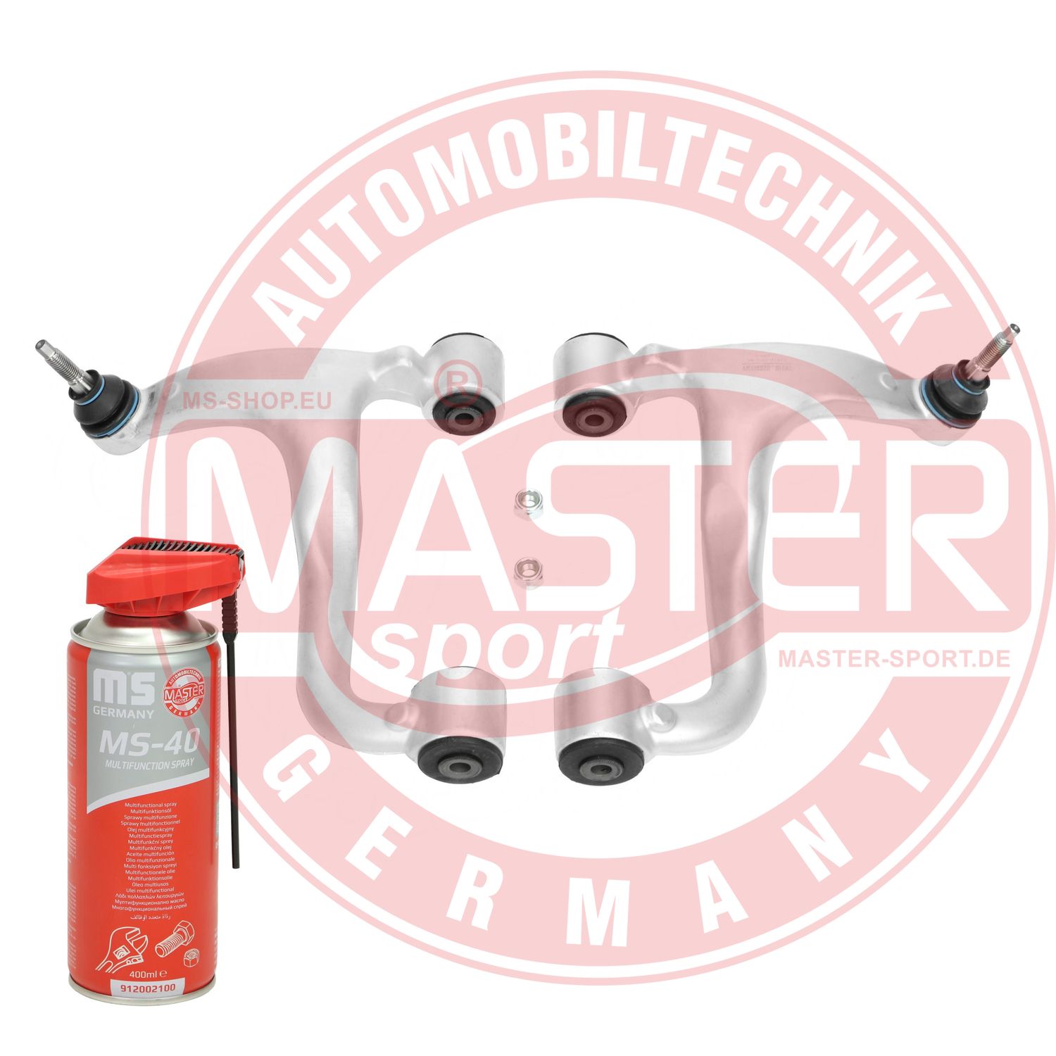 Control/Trailing Arm Kit, wheel suspension (37121-KIT-MSP)