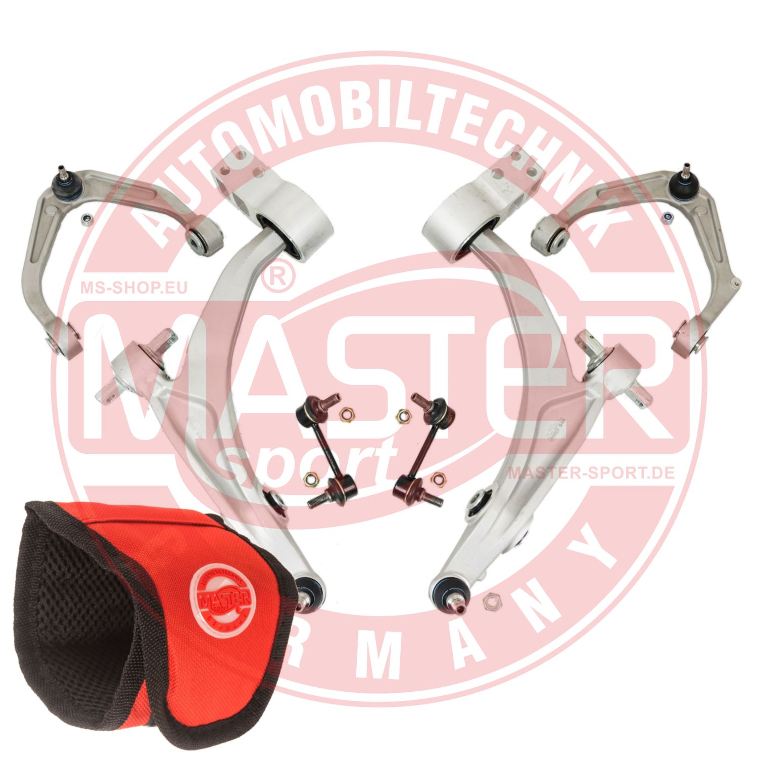 Control/Trailing Arm Kit, wheel suspension (36835/1-KIT-MSM)