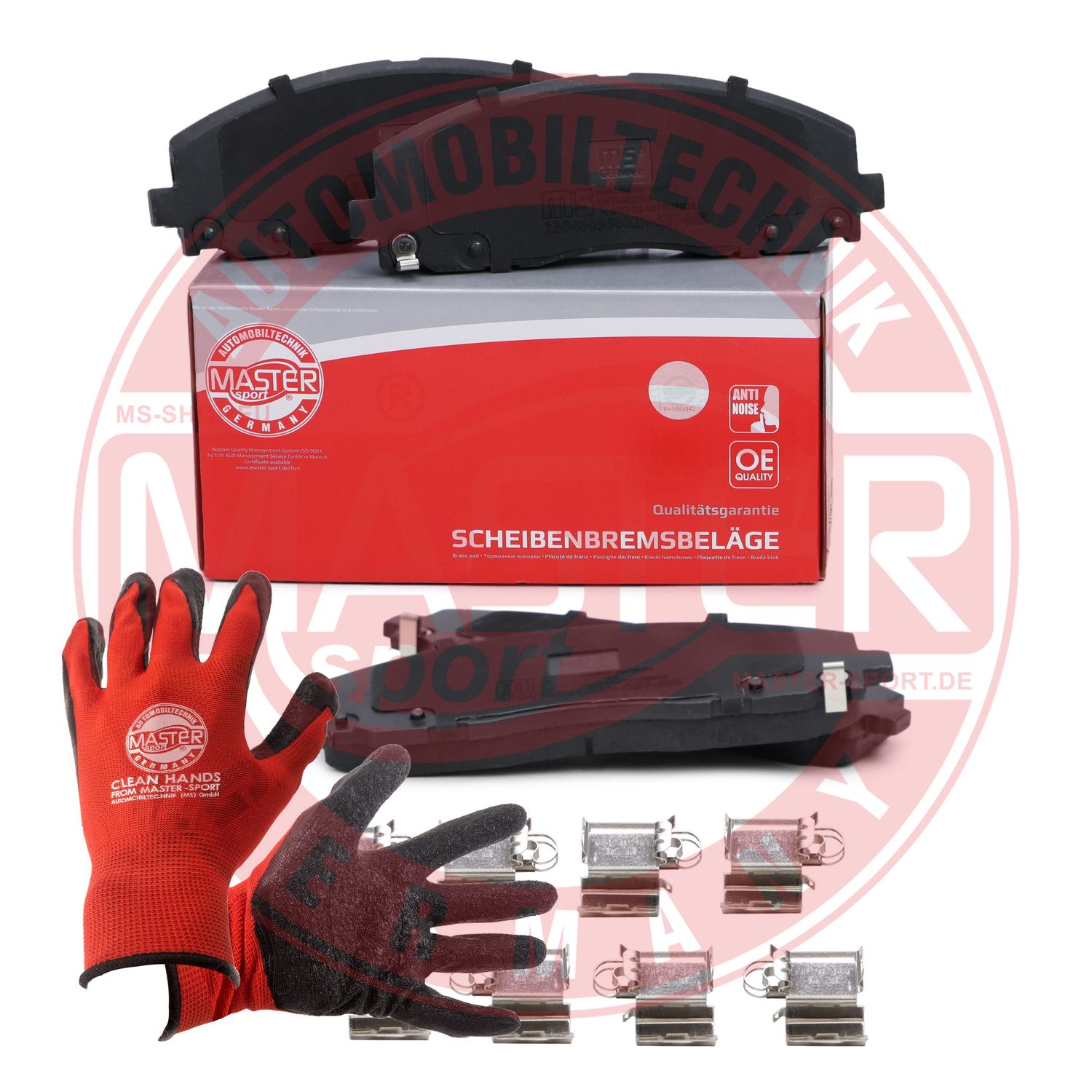 Brake Pad Set, disc brake (13046056802N-SET-MSP)
