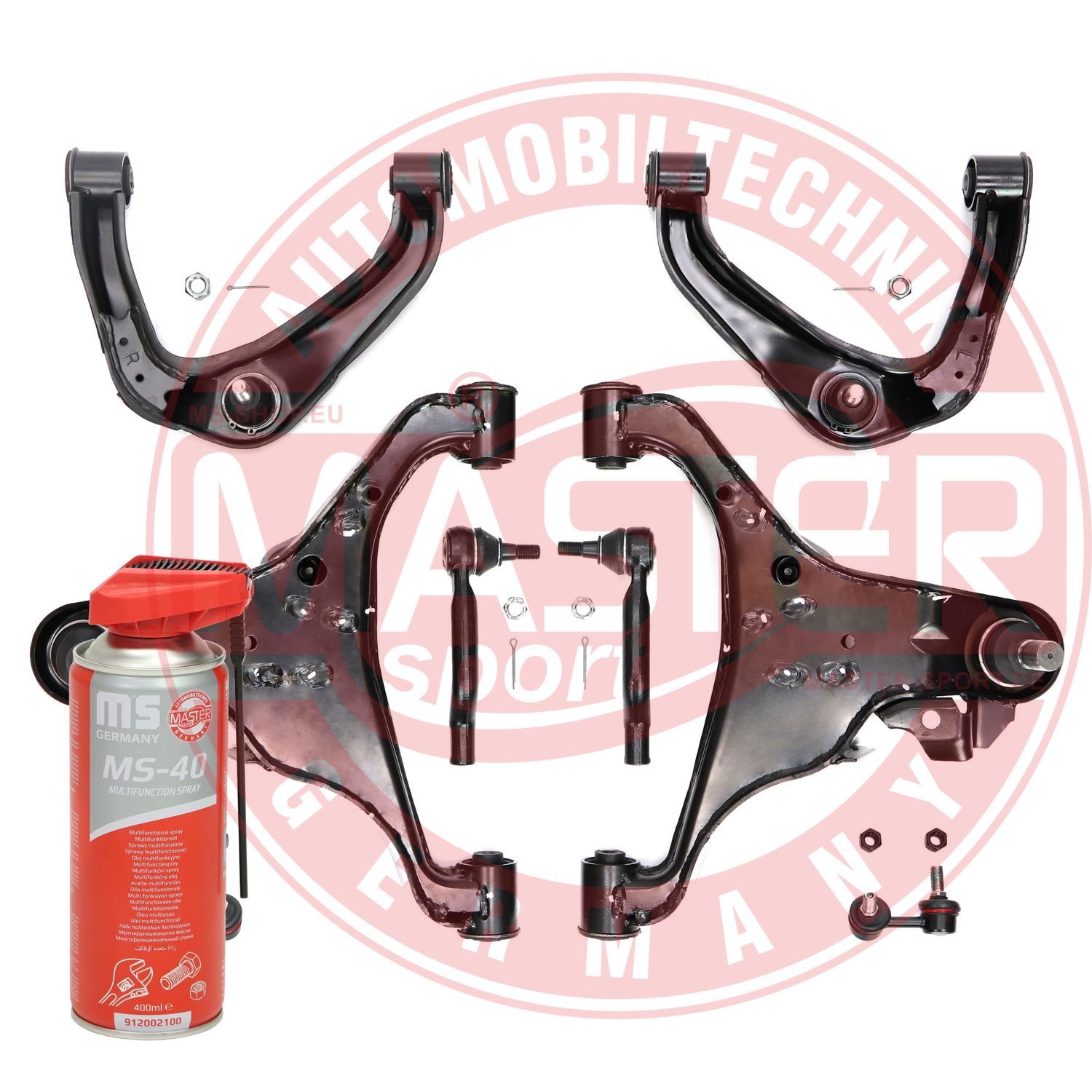 Control/Trailing Arm Kit, wheel suspension (36940-KIT-MSP)