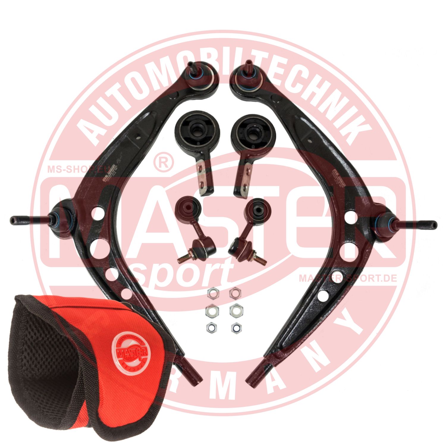 Control/Trailing Arm Kit, wheel suspension (36854/1-KIT-MSM)