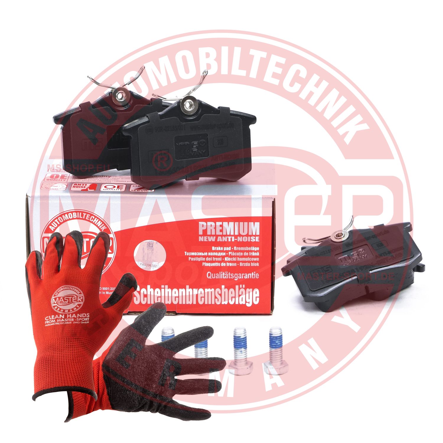 Brake Pad Set, disc brake (13046028192N-SET-MSP)