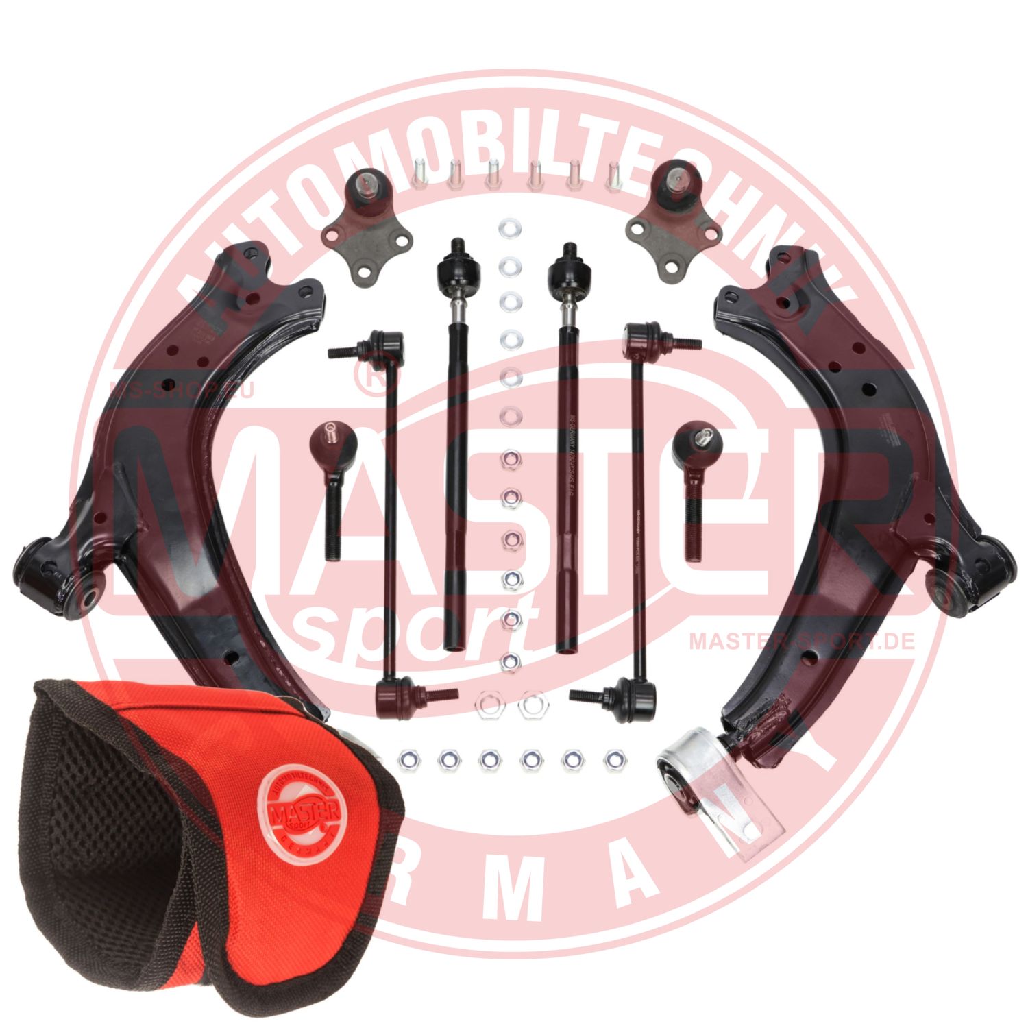 Control/Trailing Arm Kit, wheel suspension (37171/3-KIT-MSM)
