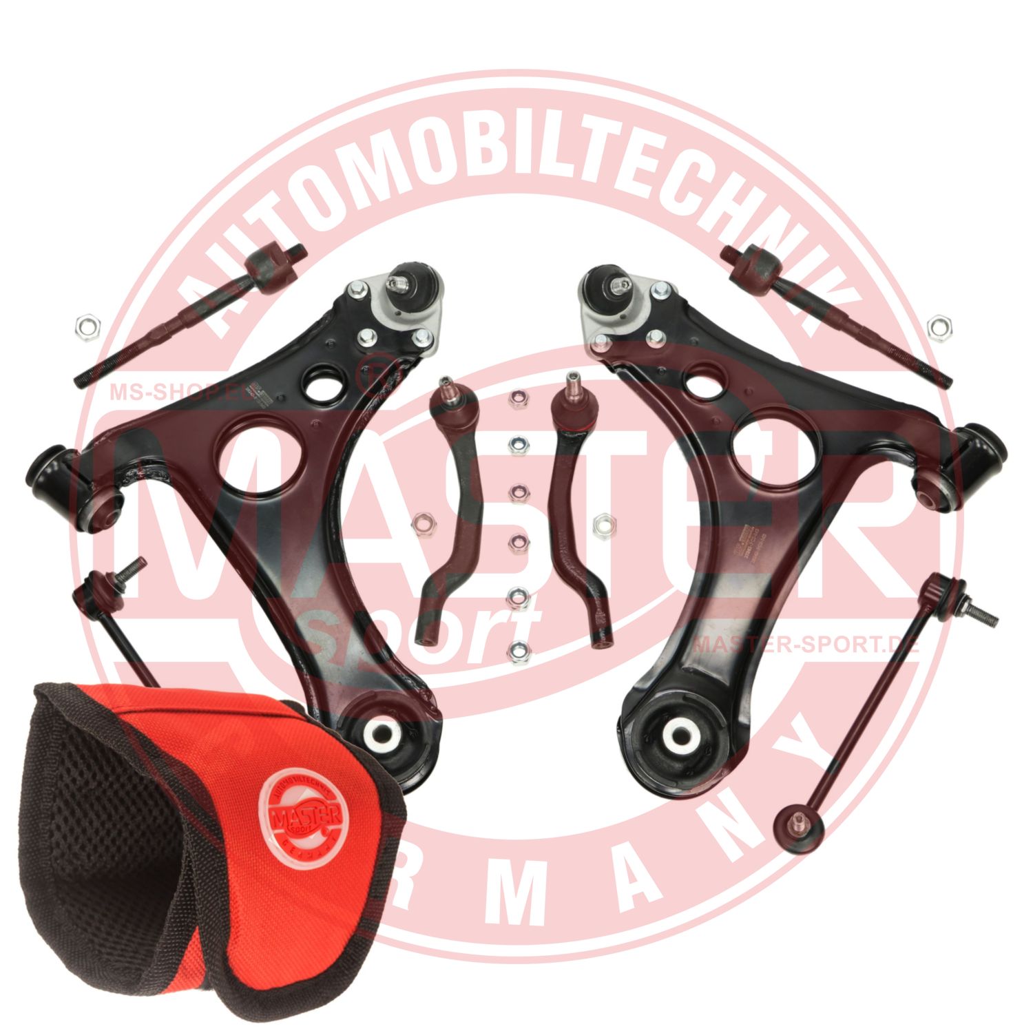 Control/Trailing Arm Kit, wheel suspension (37055-KIT-MSM)