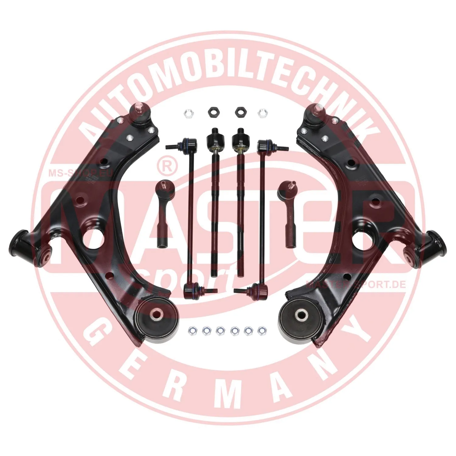 Control/Trailing Arm Kit, wheel suspension (36934/2-KIT-MS)