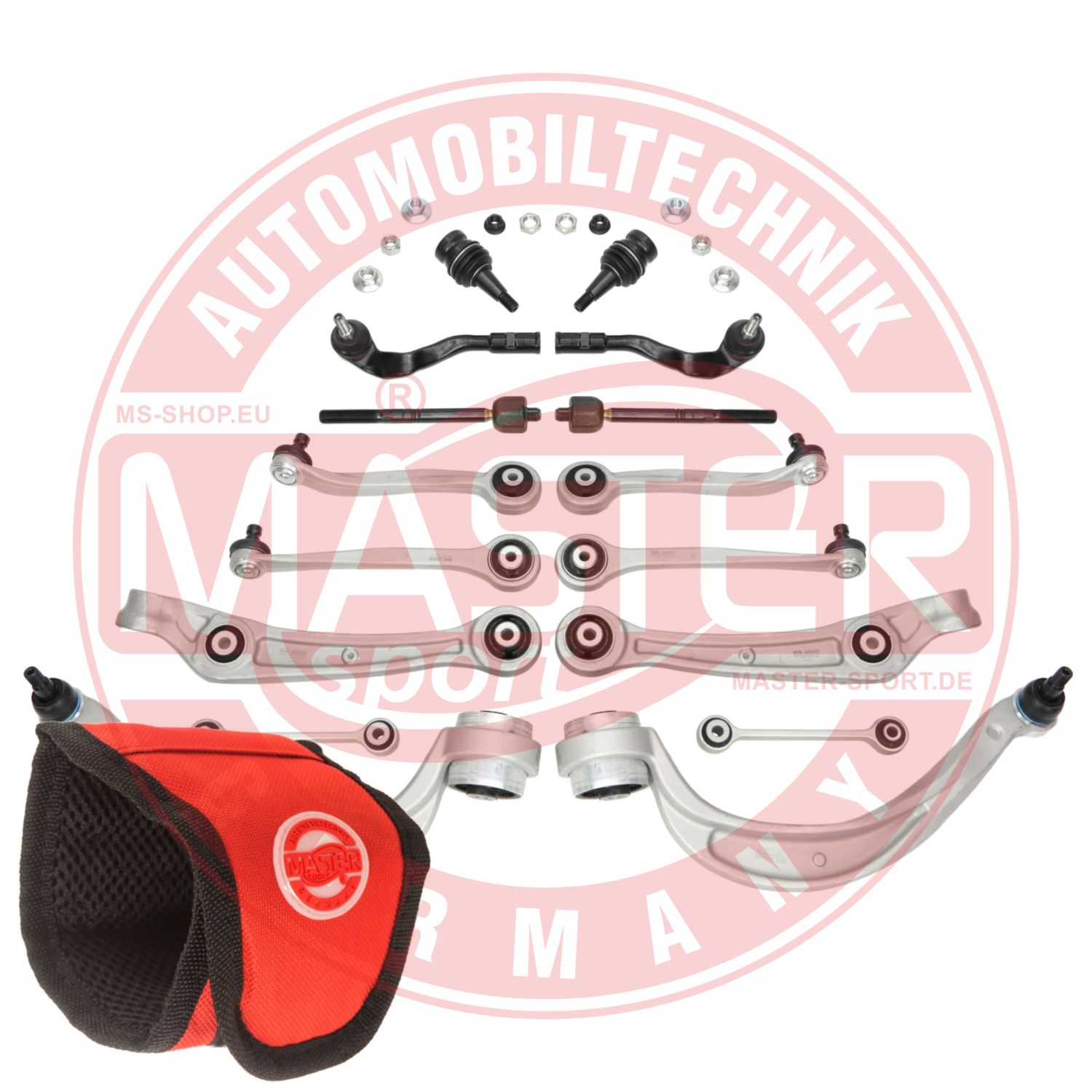 Control/Trailing Arm Kit, wheel suspension (37004/1-KIT-MSM)